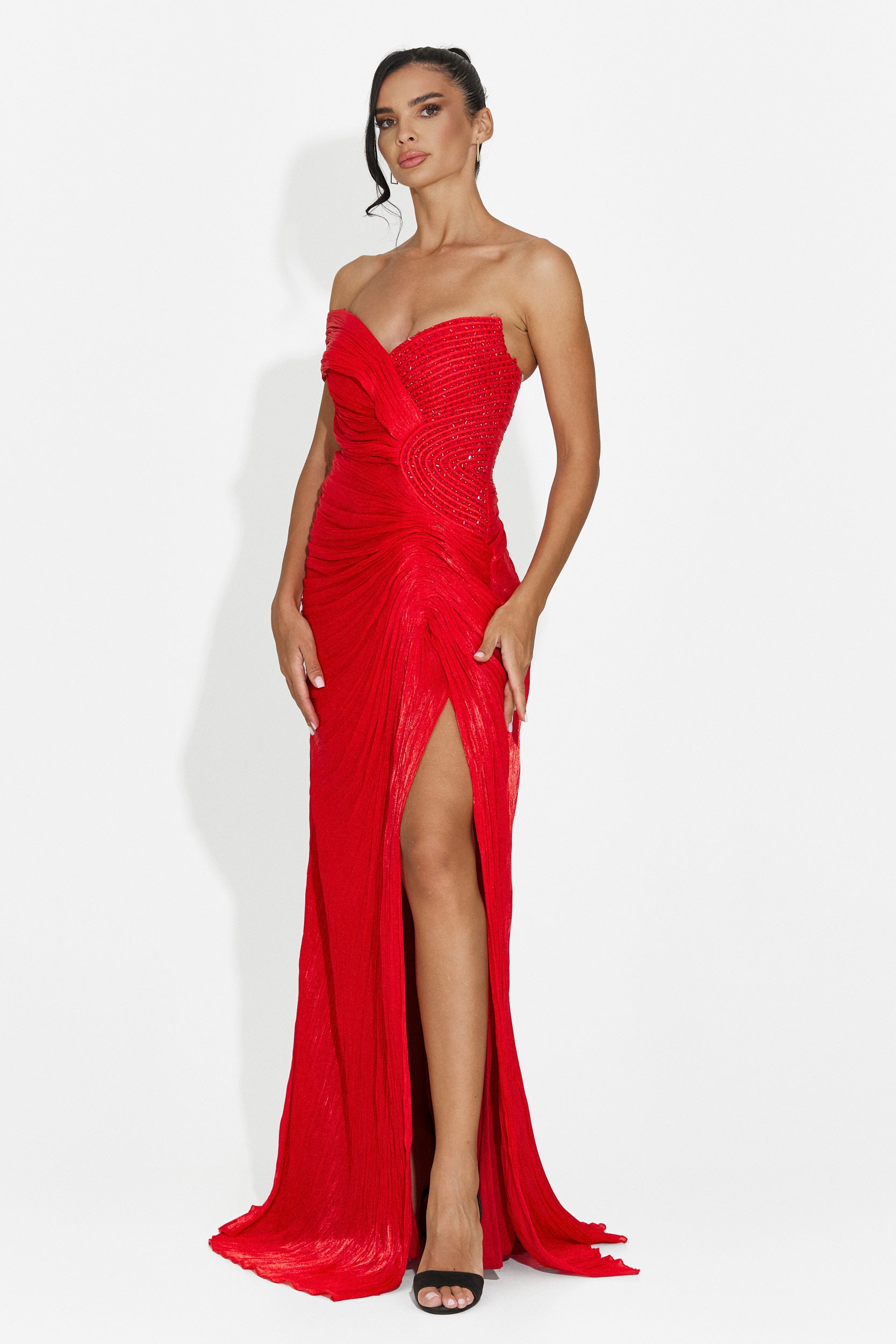 Long red dress Schmidt Bogas