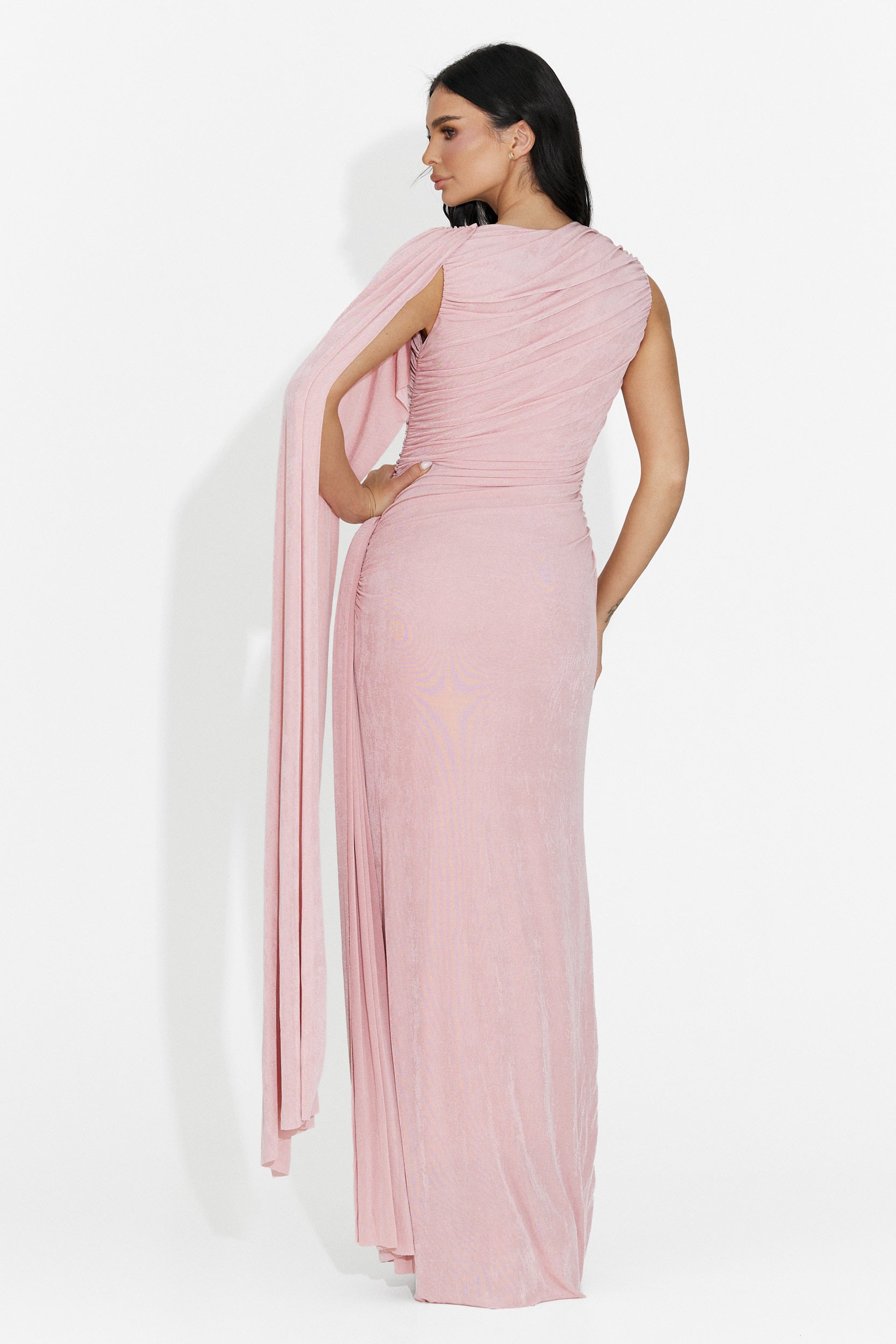 Vestido Largo Rosa para Damas de Ursila Bogas