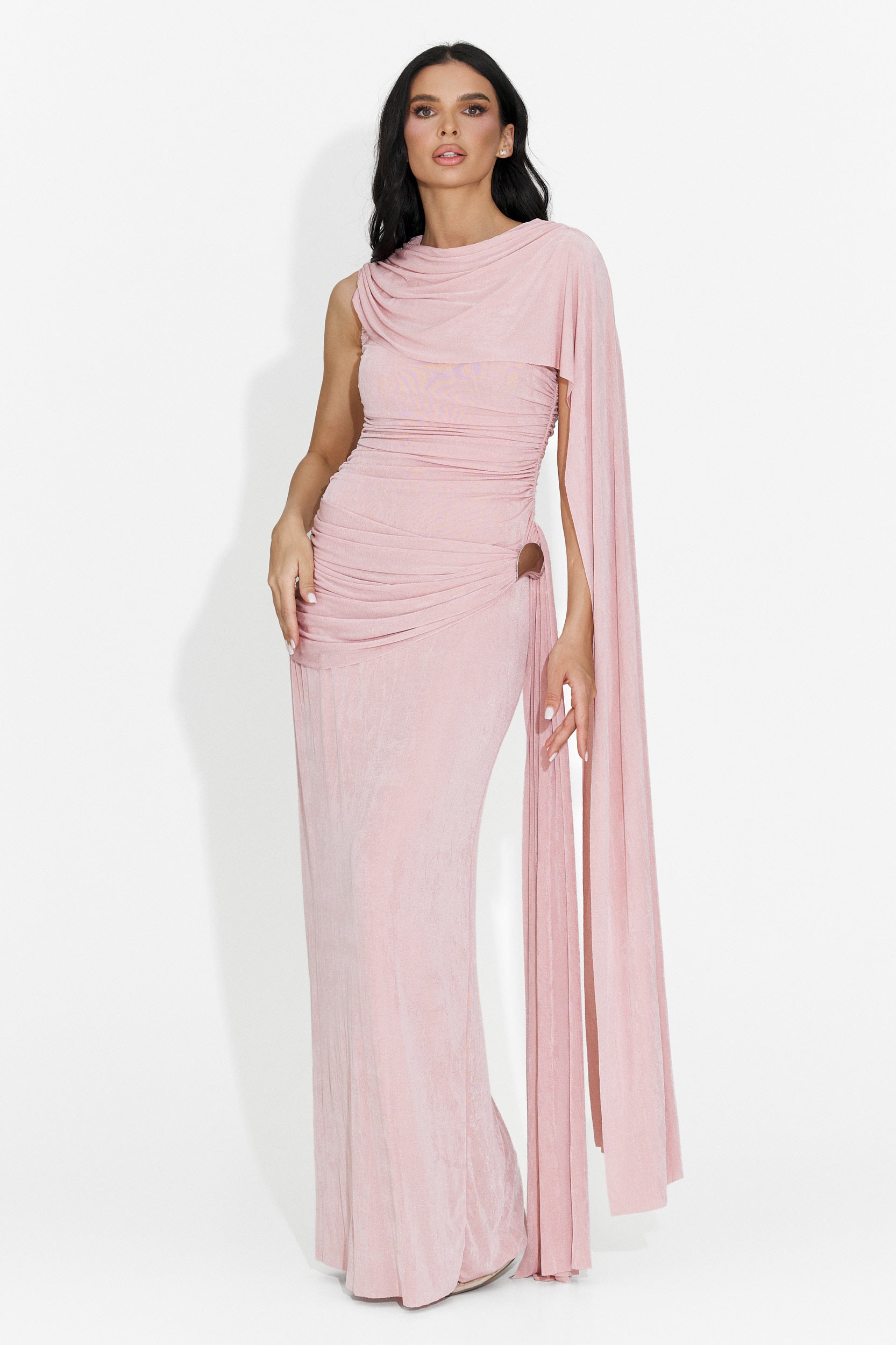 Vestido Largo Rosa para Damas de Ursila Bogas