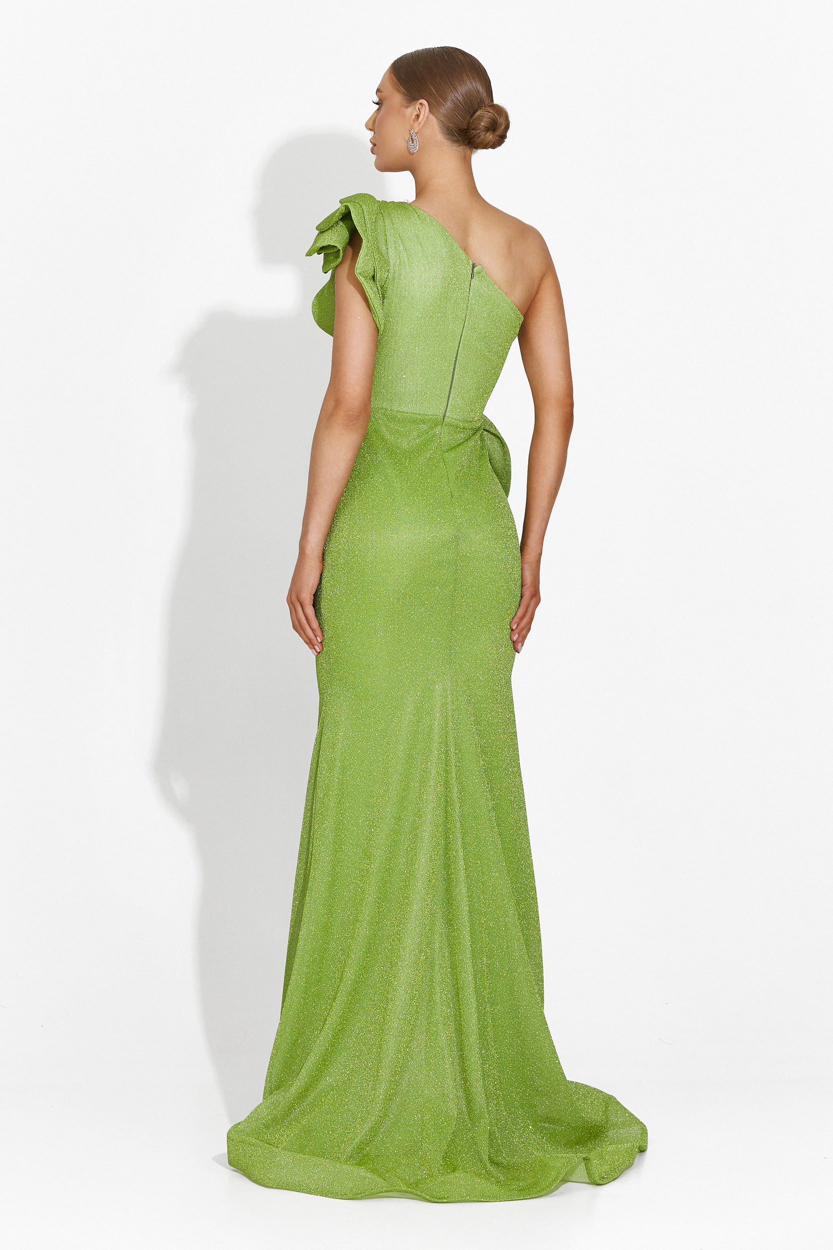 Maryjane Bogas Long Green Ladies Dress
