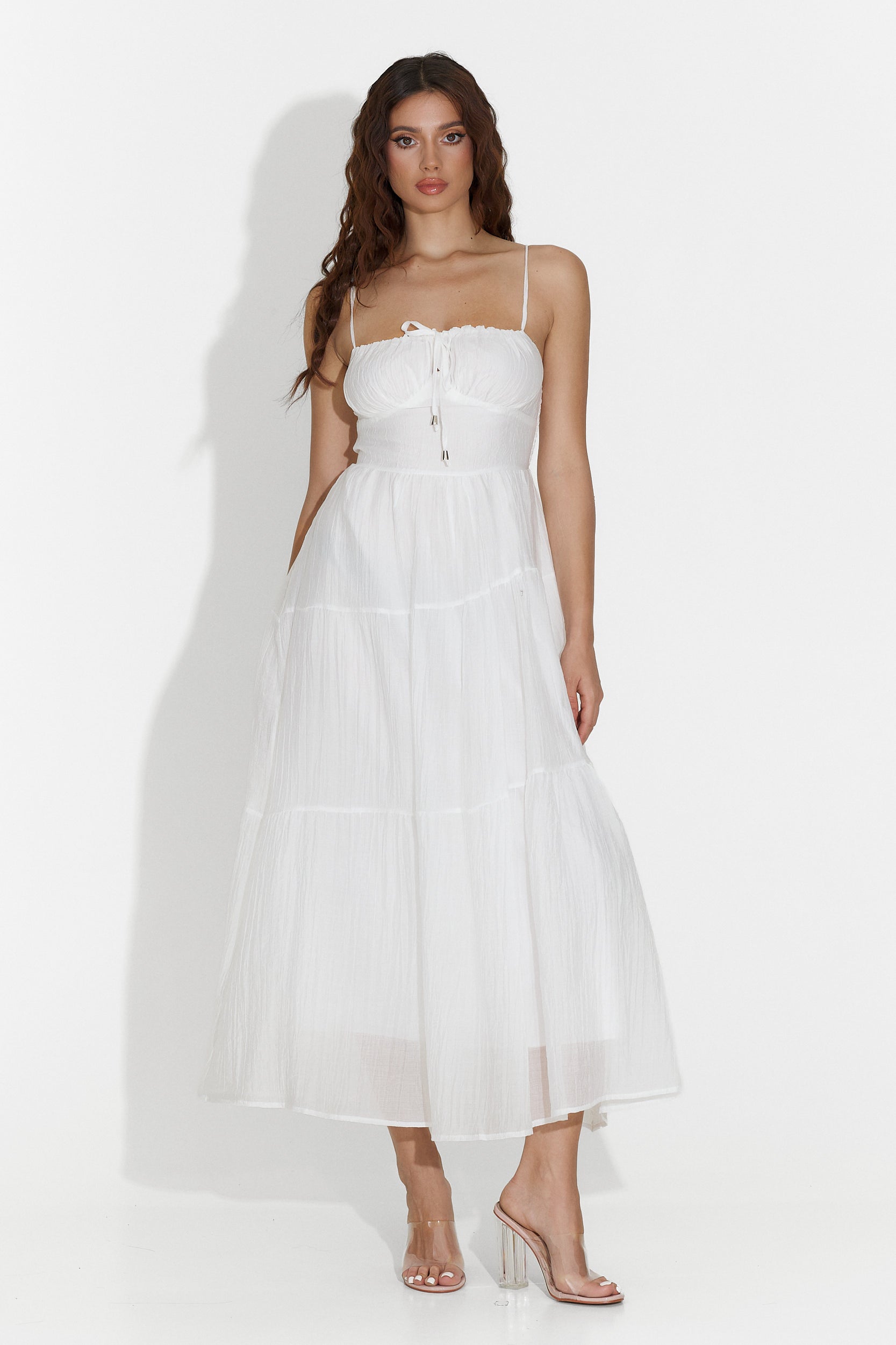 Faster Bogas Medium White Ladies Dress