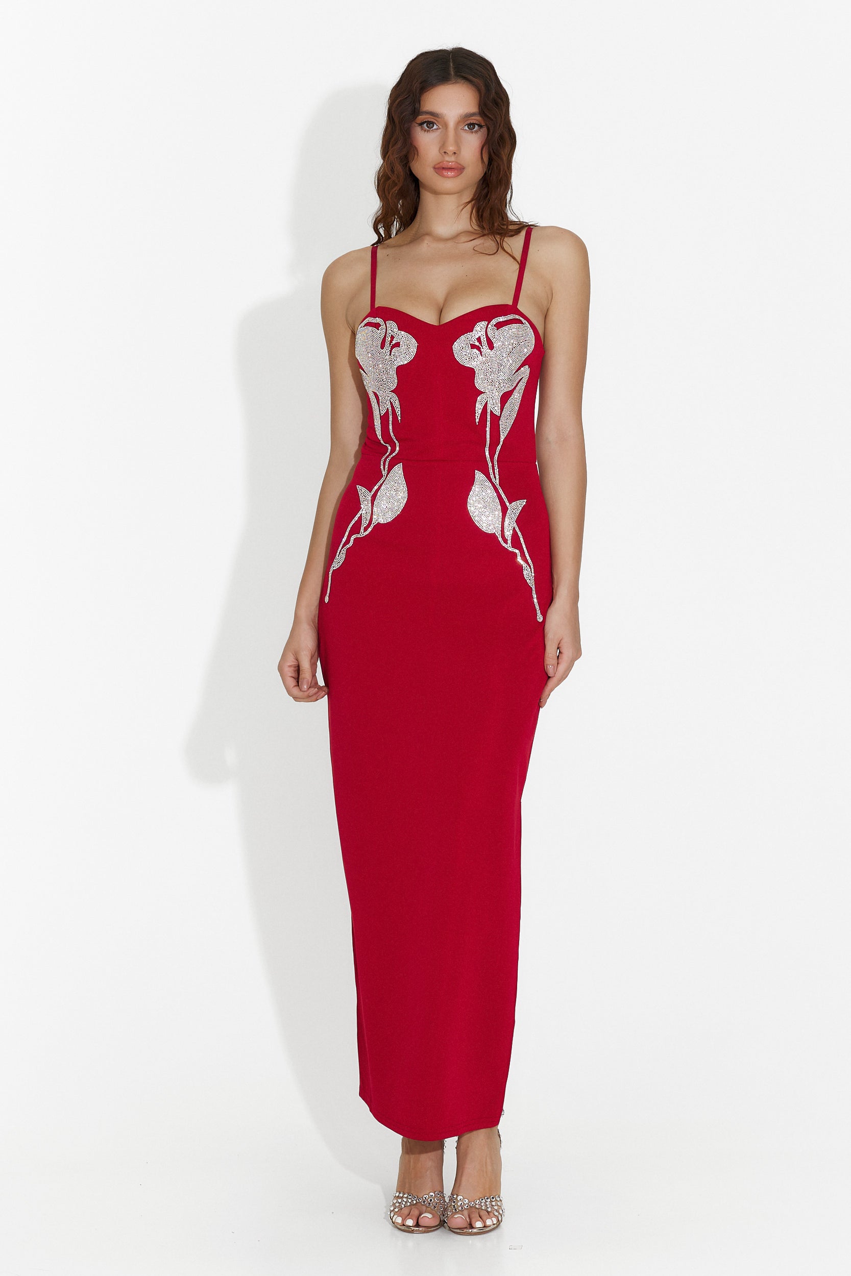 Helena Bogas Medium Red Ladies Dress