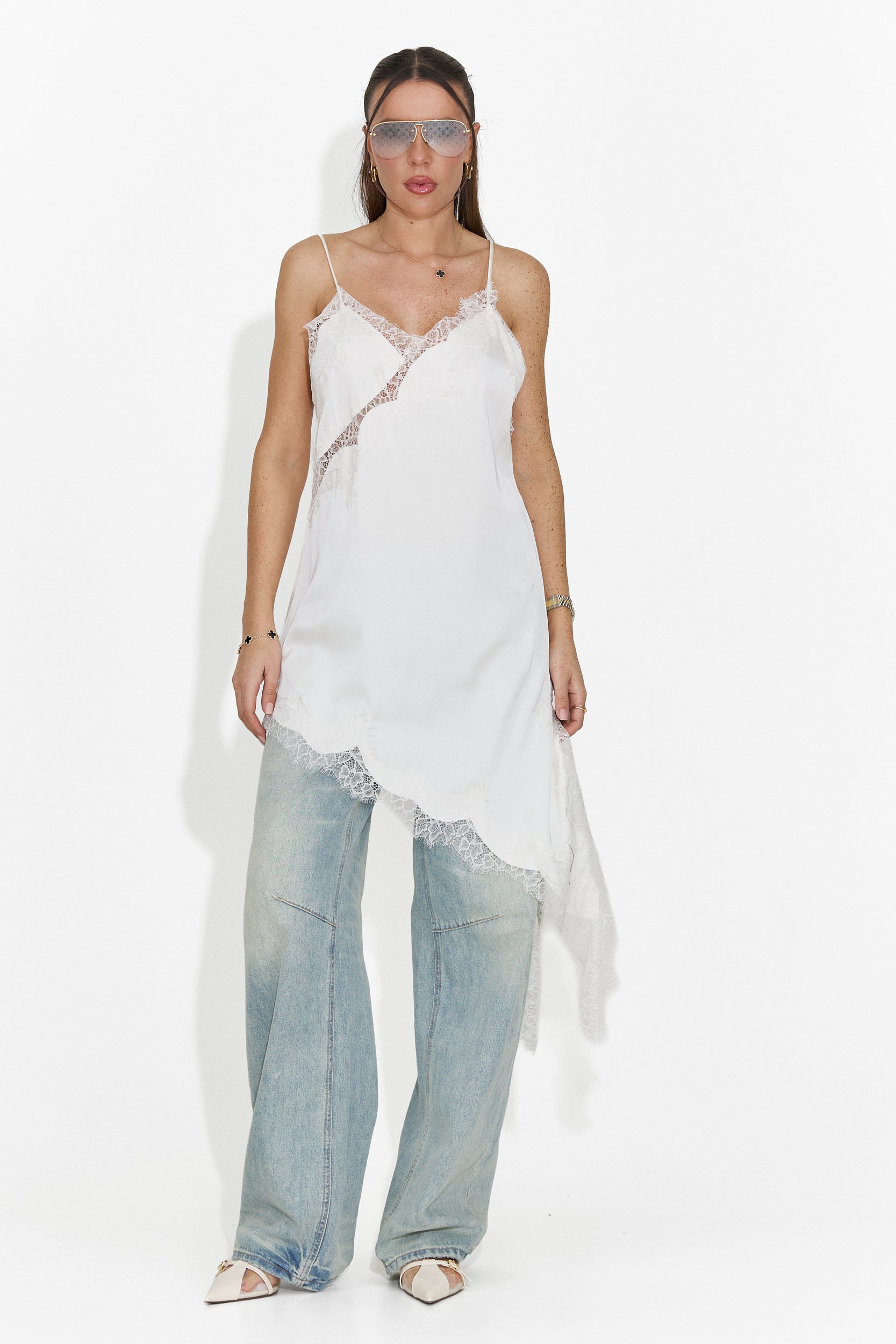 Robe femme courte blanche Francisca Bogas