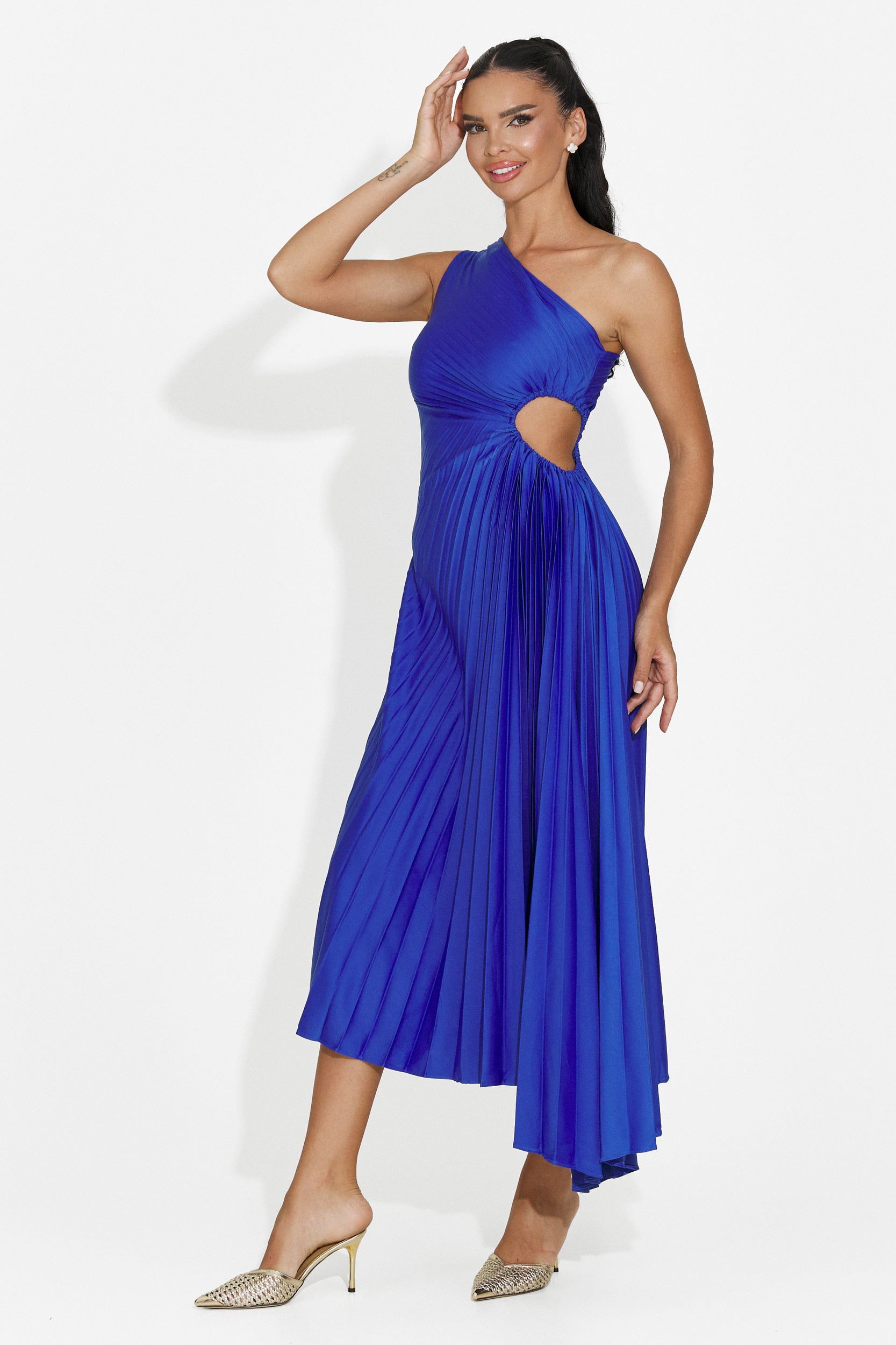 Women's short blue dress Delimia Bogas