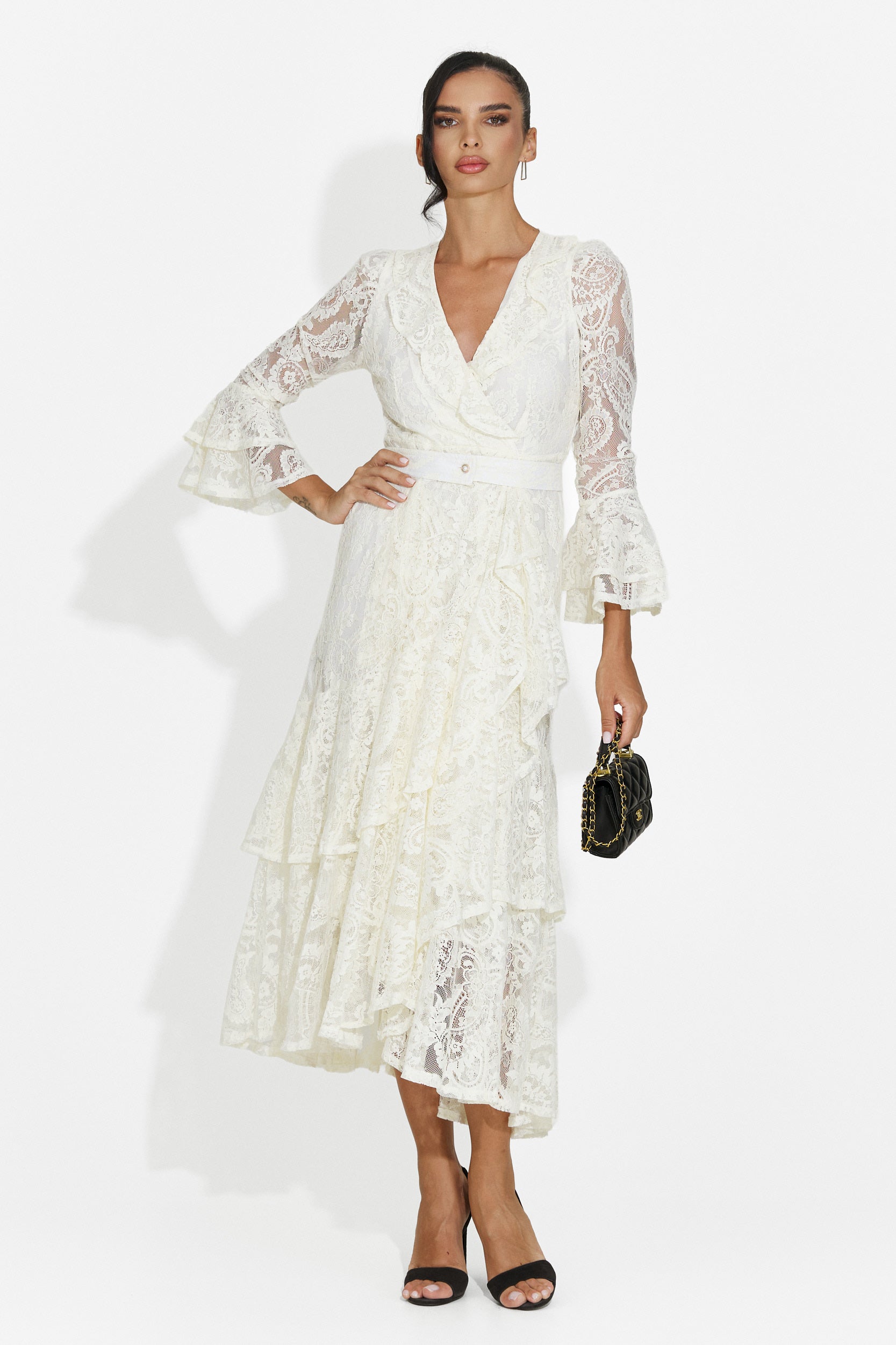 Short beige women's dress Nariam Bogas