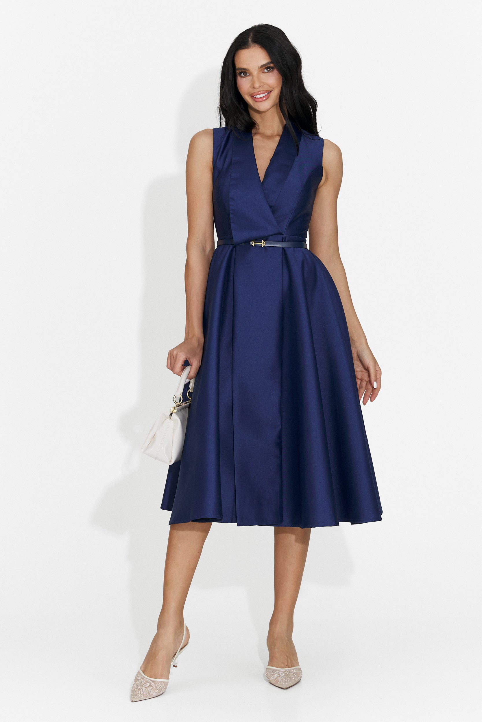 Vestido Corto Azul Marino de Kady Bogas para Mujeres