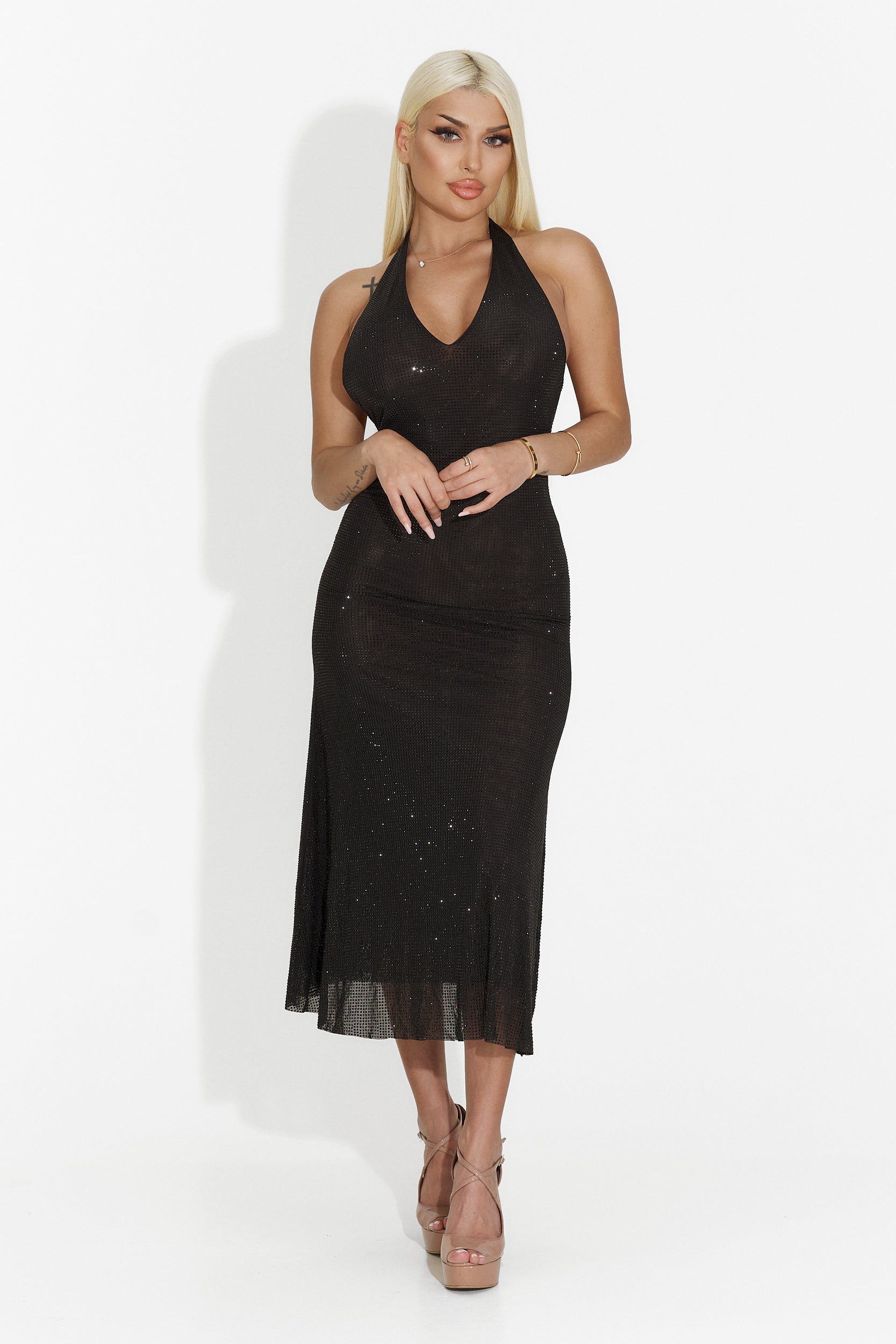 Bogas Abras Short Black Dress for Women