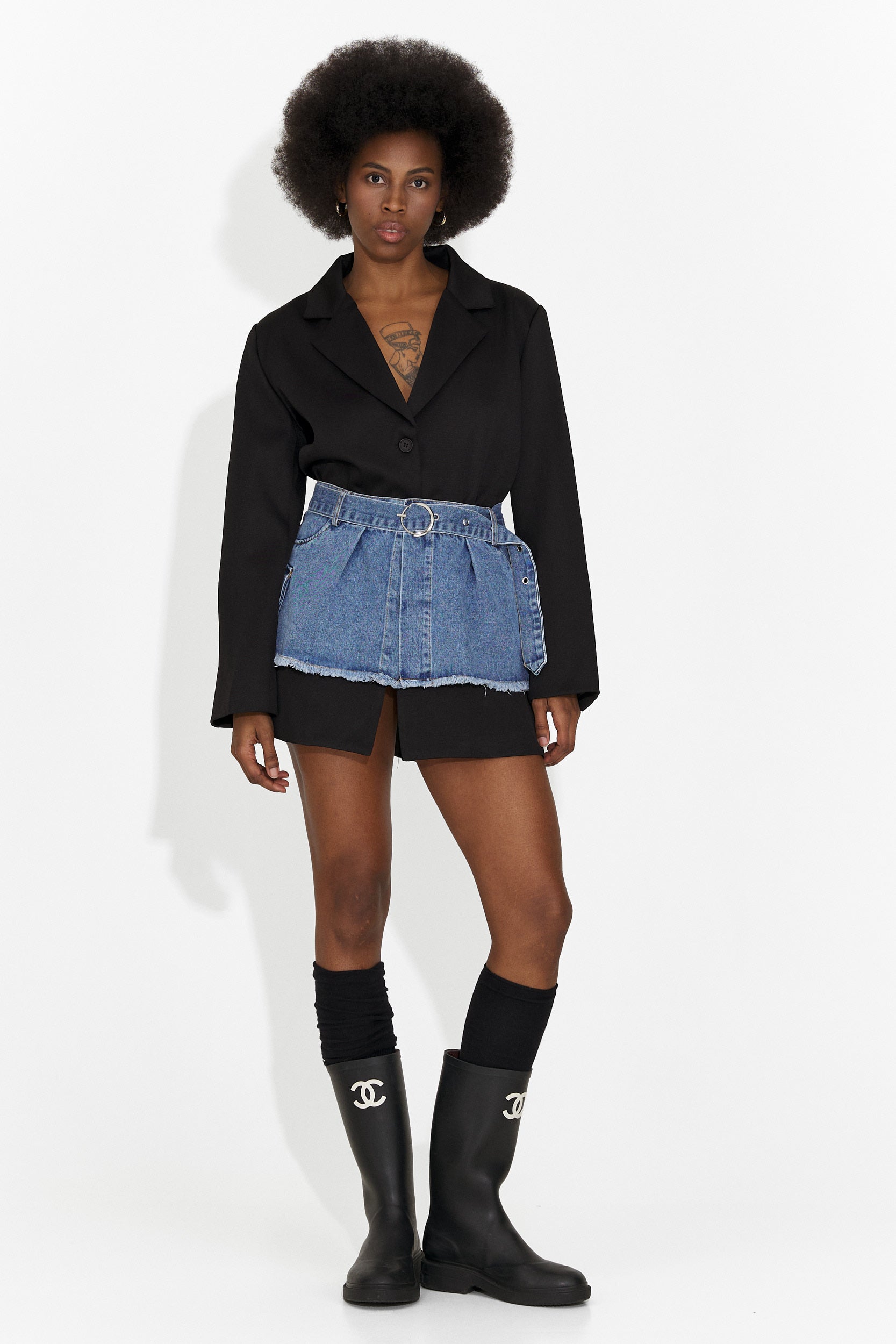 Izadora Bogas Short Black Dress for Women