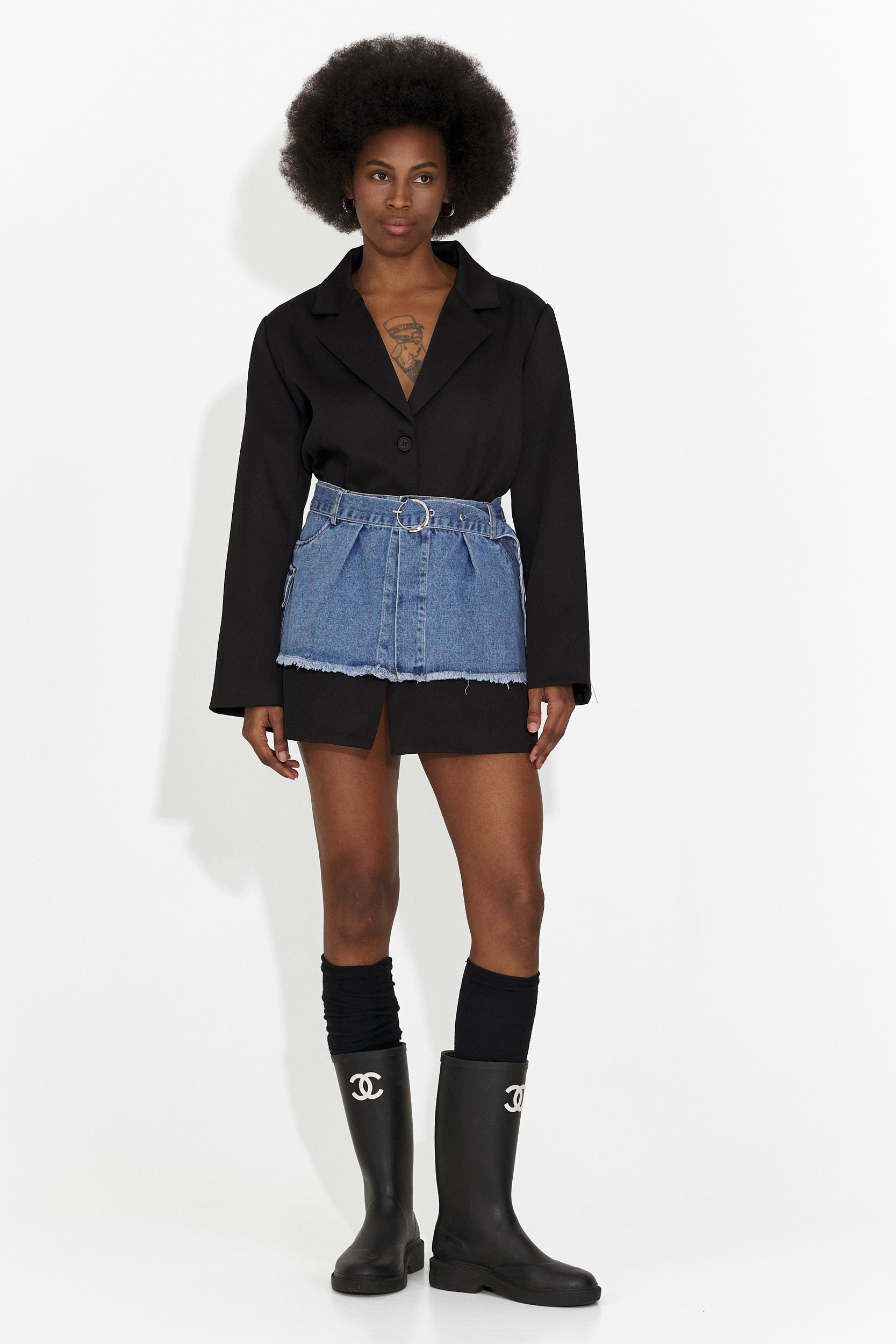 Izadora Bogas Short Black Dress for Women