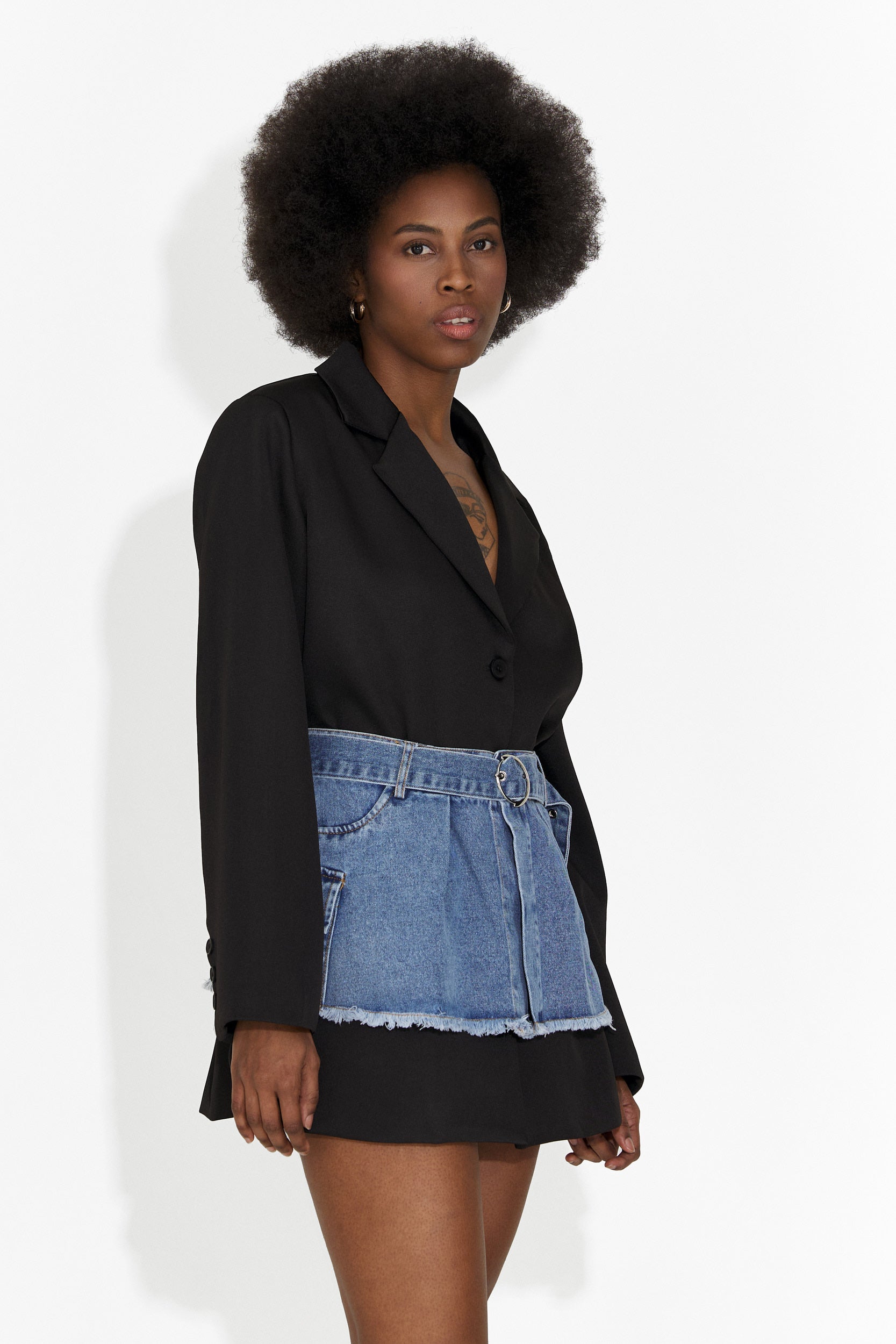 Izadora Bogas Short Black Dress for Women