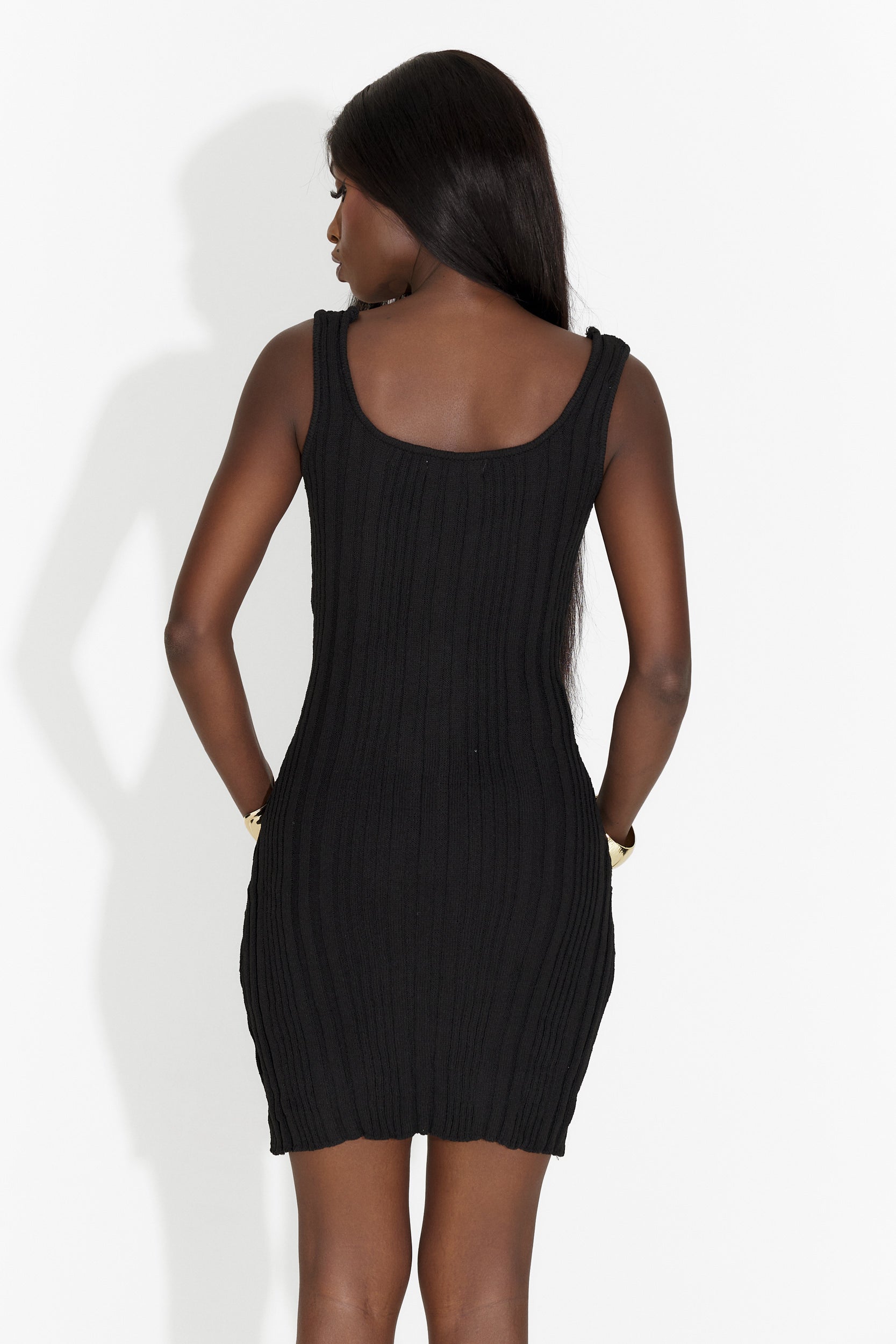 Robe Courte Noire Splosh Bogas pour Femmes