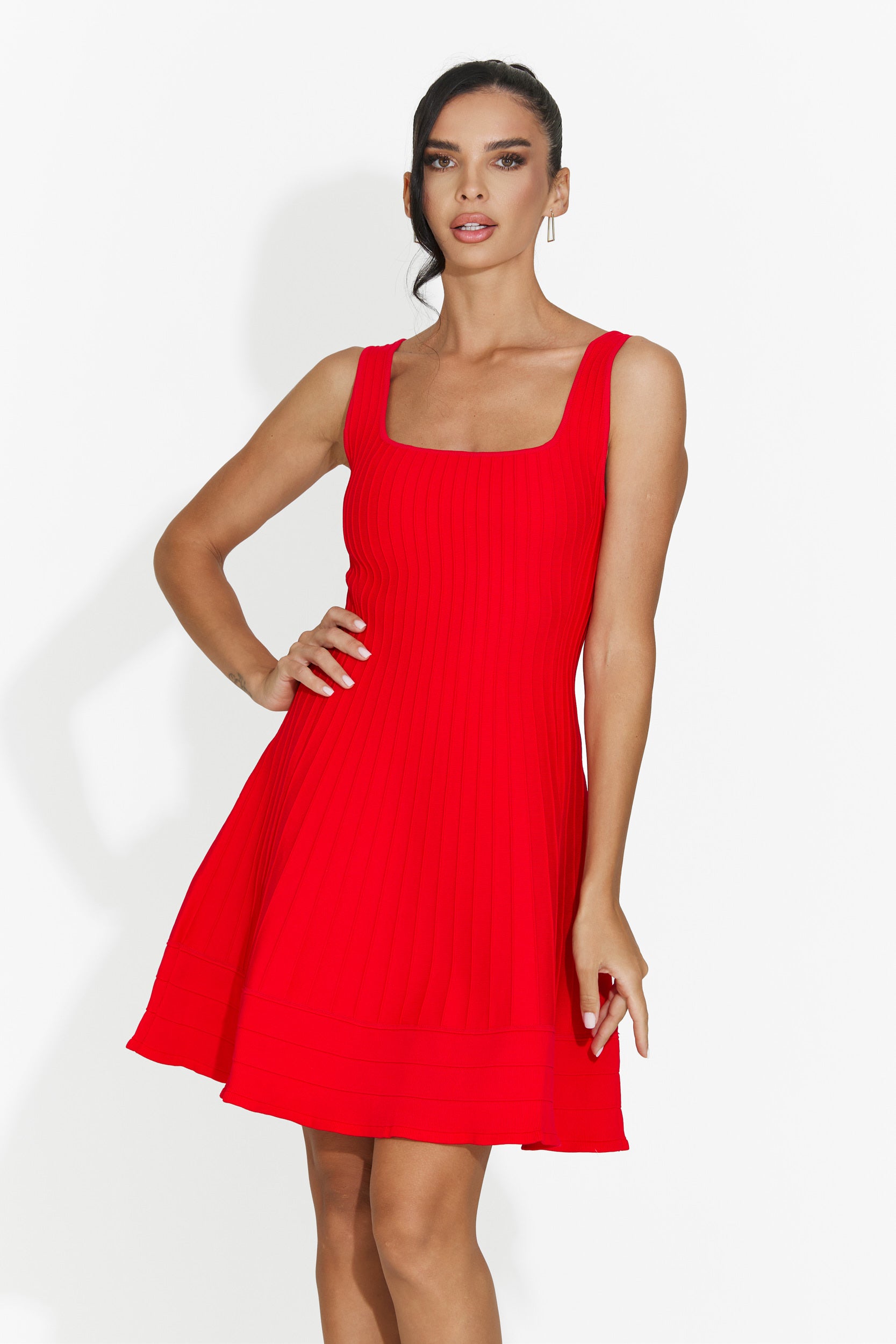 Robe femme courte rouge Betana Bogas