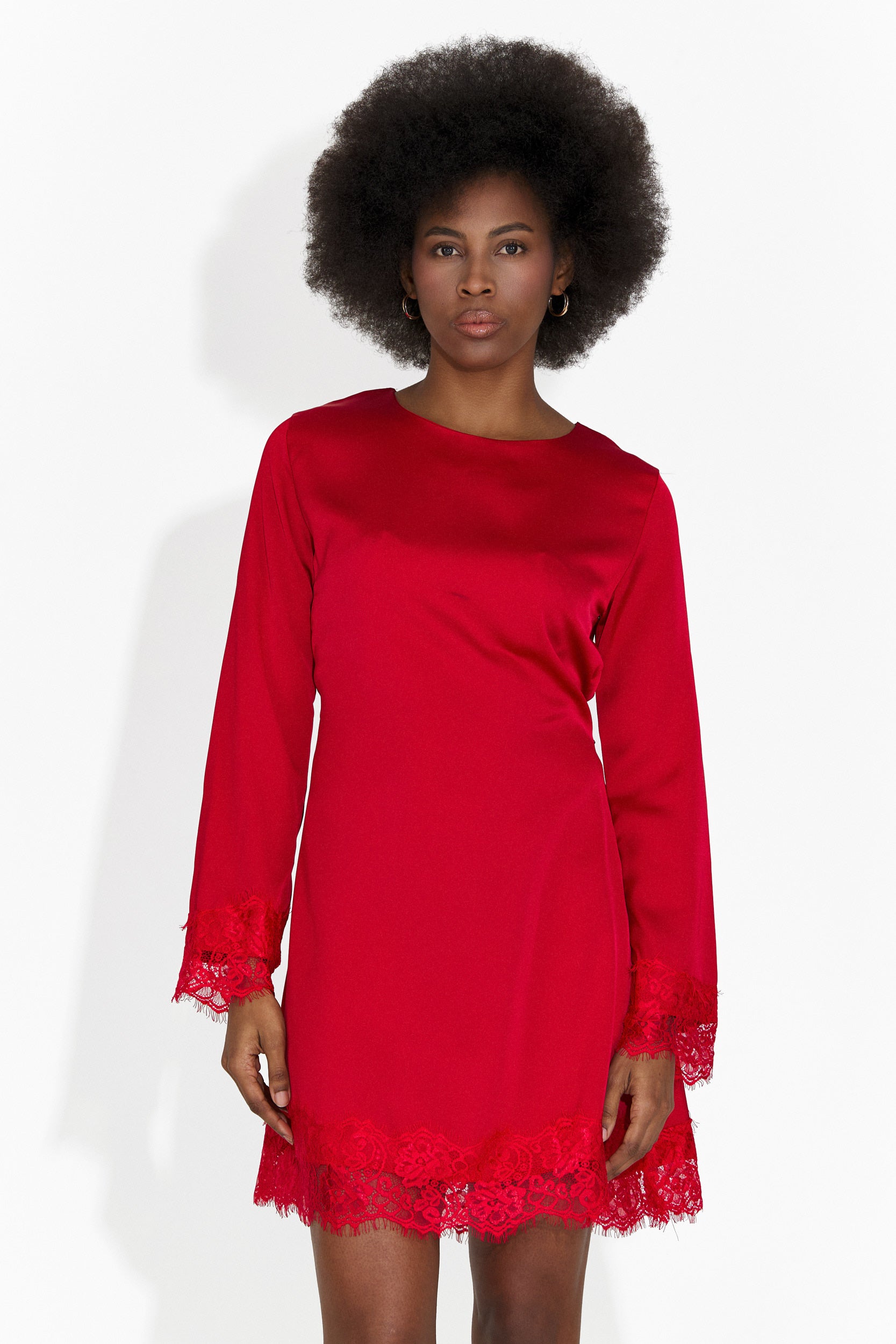 Vestido corto rojo para mujer Olmaria Bogas