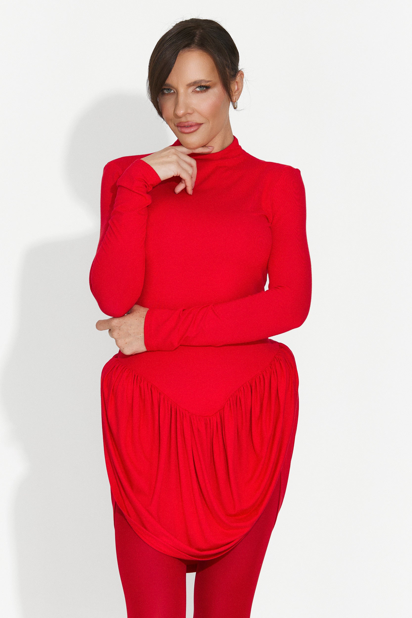 Women's short red dress Valese Bogas