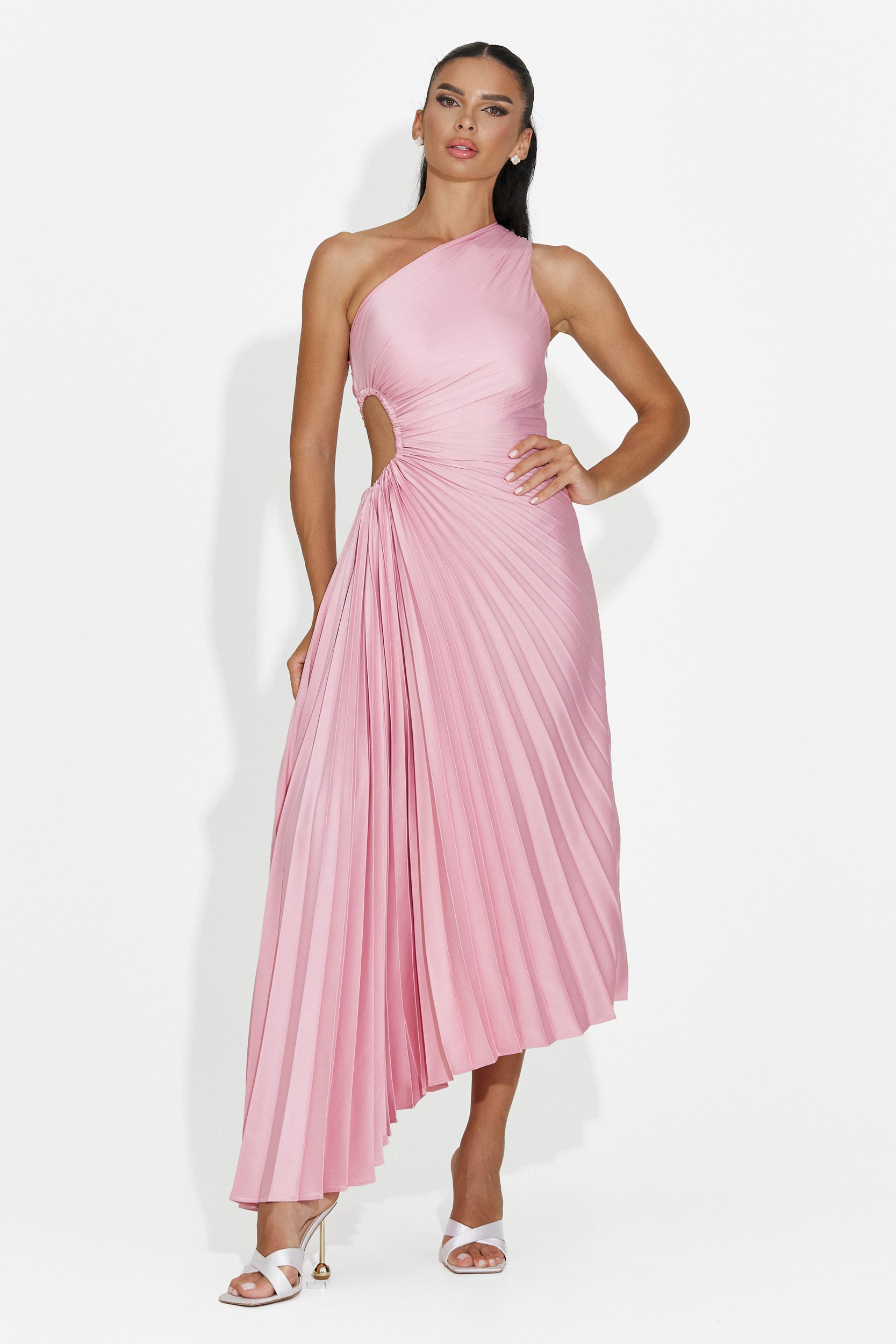 Women's short pink dress Delimia Bogas