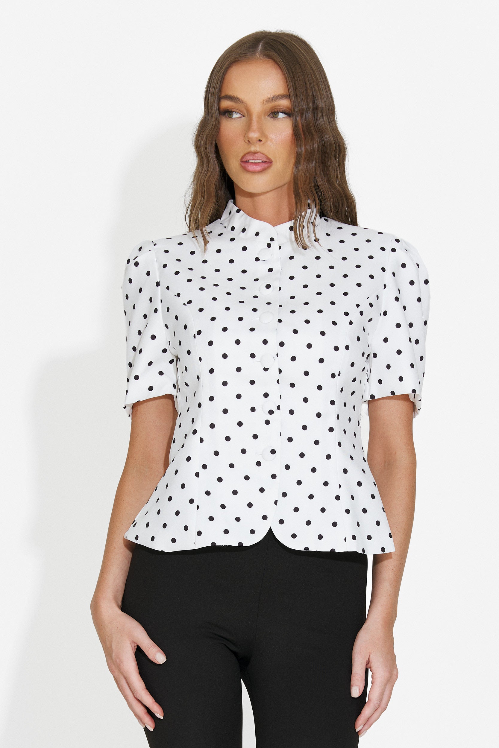 Chaqueta elegante blanca para mujer Jaylena Bogas