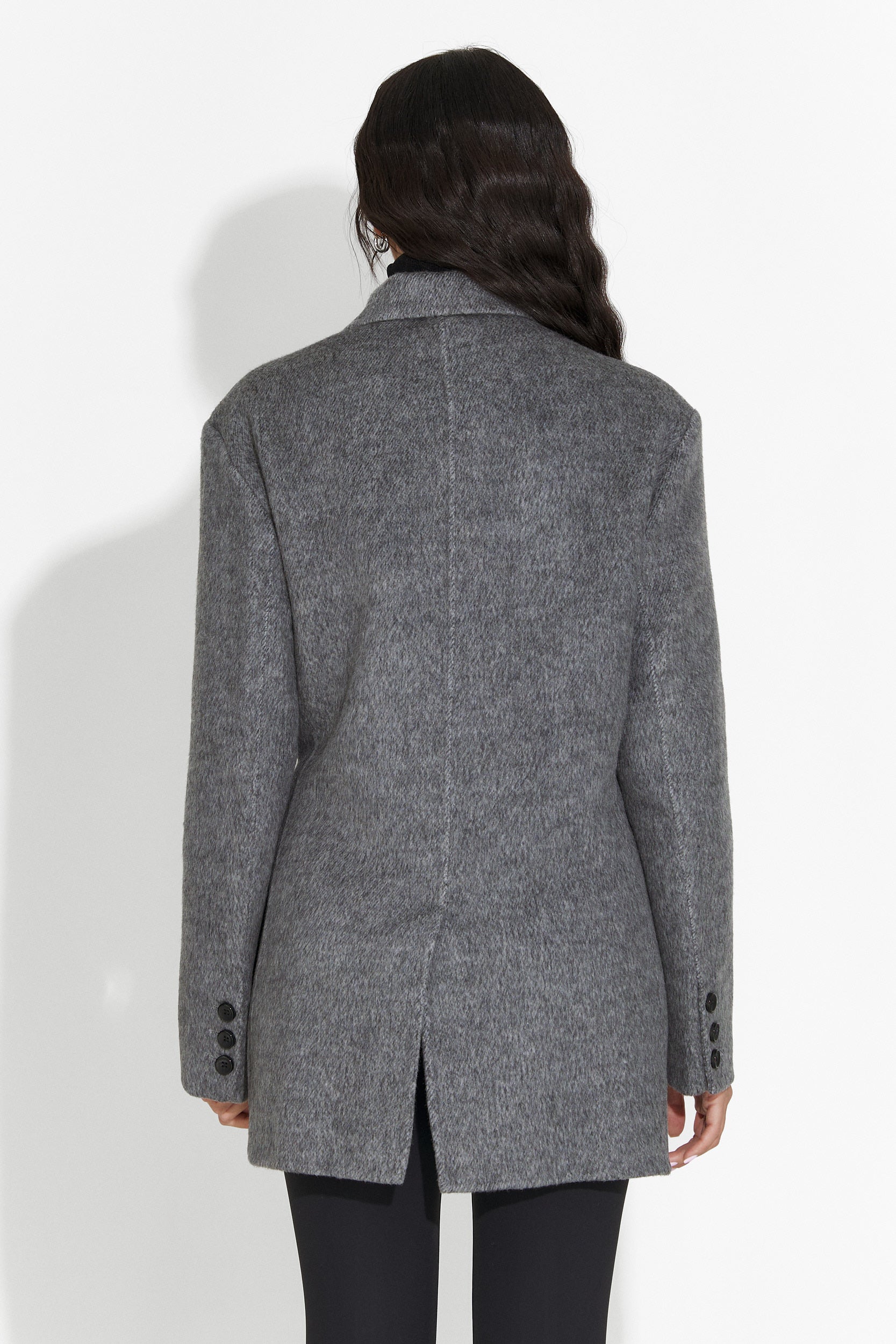 Élégant blazer gris Kalindra Bogas pour dames