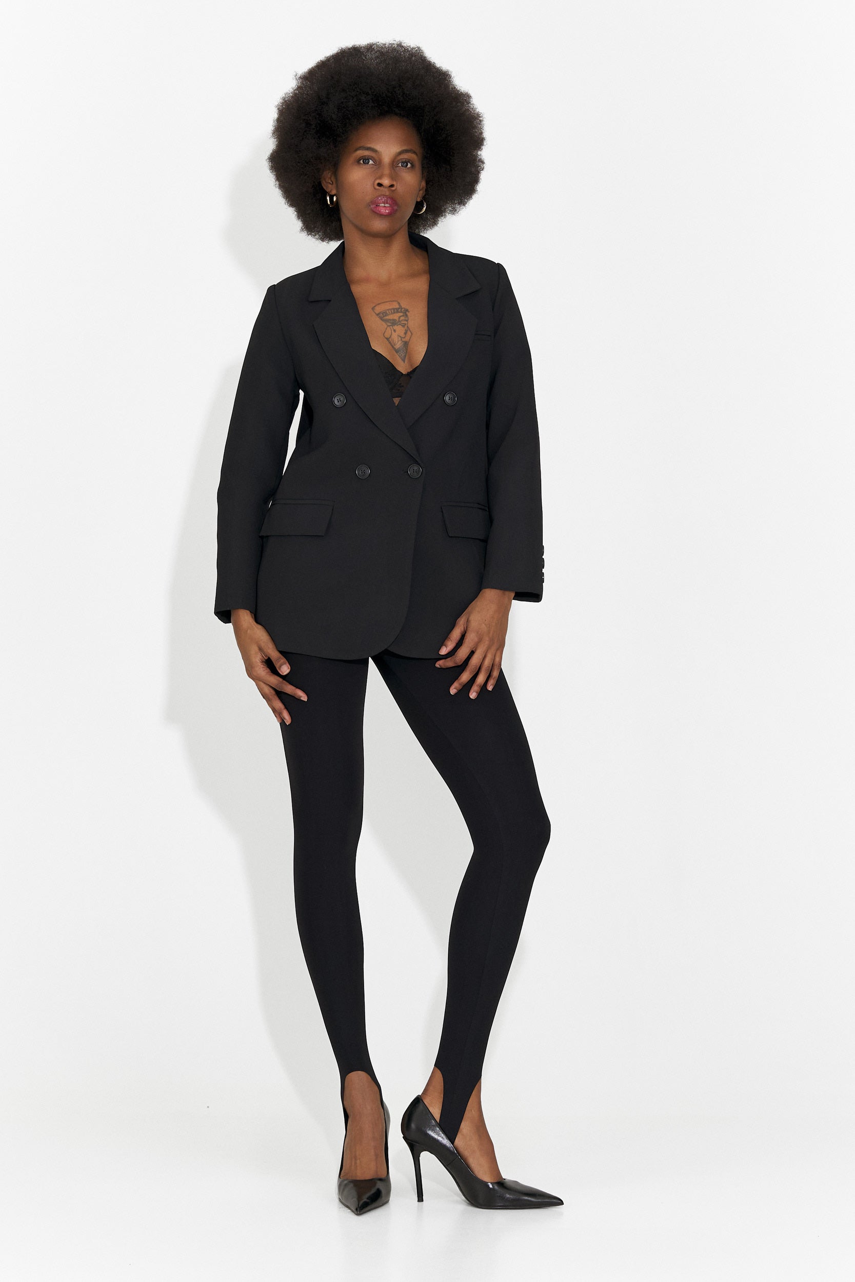 Andrea Bogas Eleganter schwarzer Damenblazer