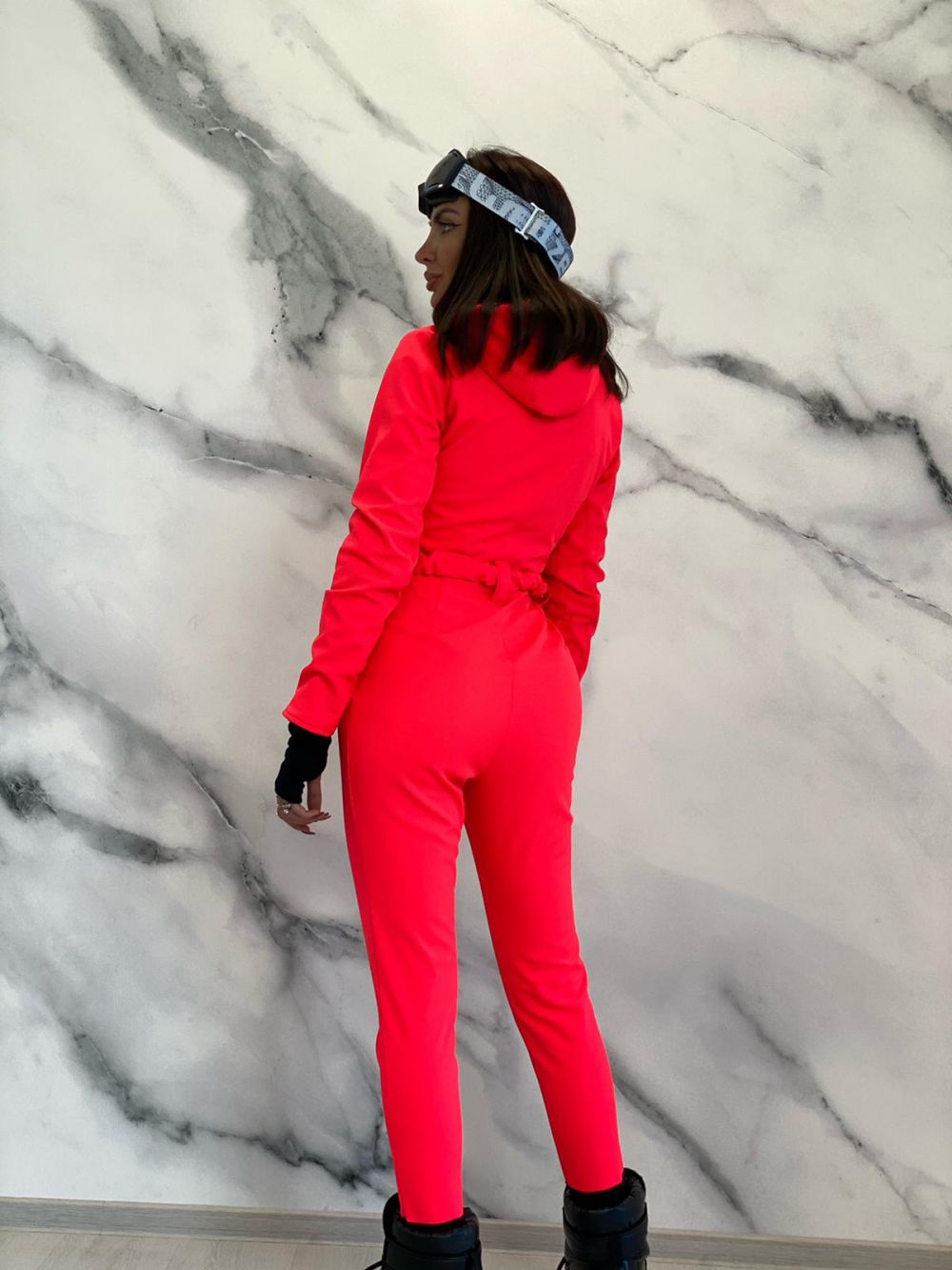 Combinaison de ski décontractée orange Anodys Bogas