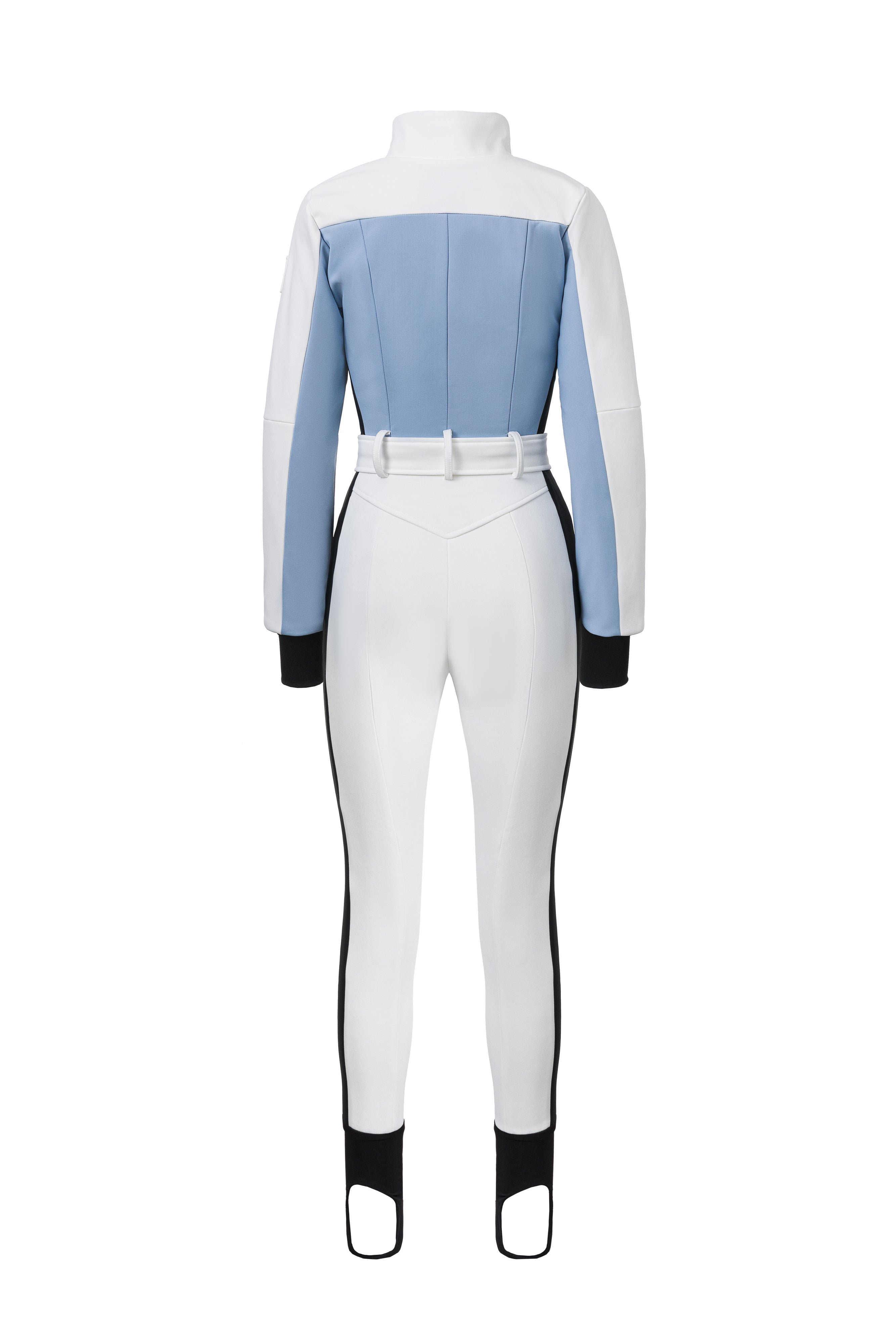Nelisia Bogas Casual White Ski Jumpsuit