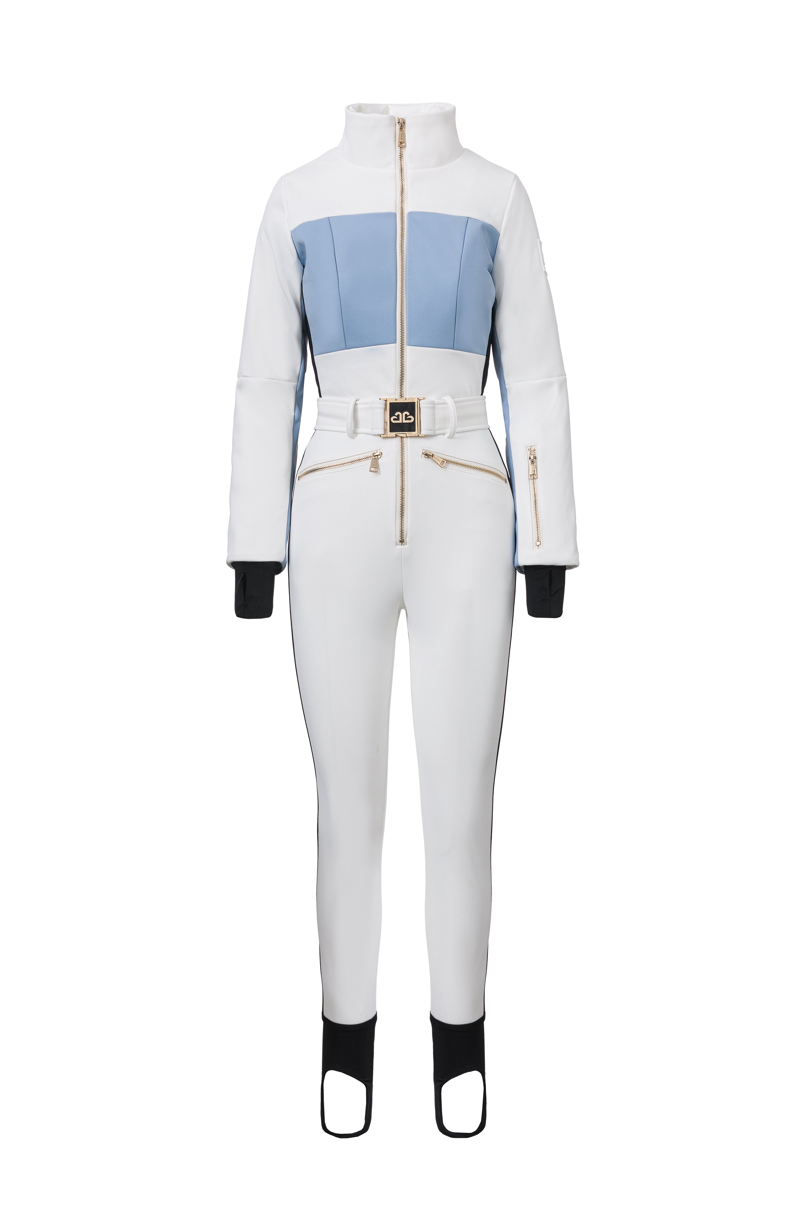 White casual ski jumpsuit Nelisia Bogas