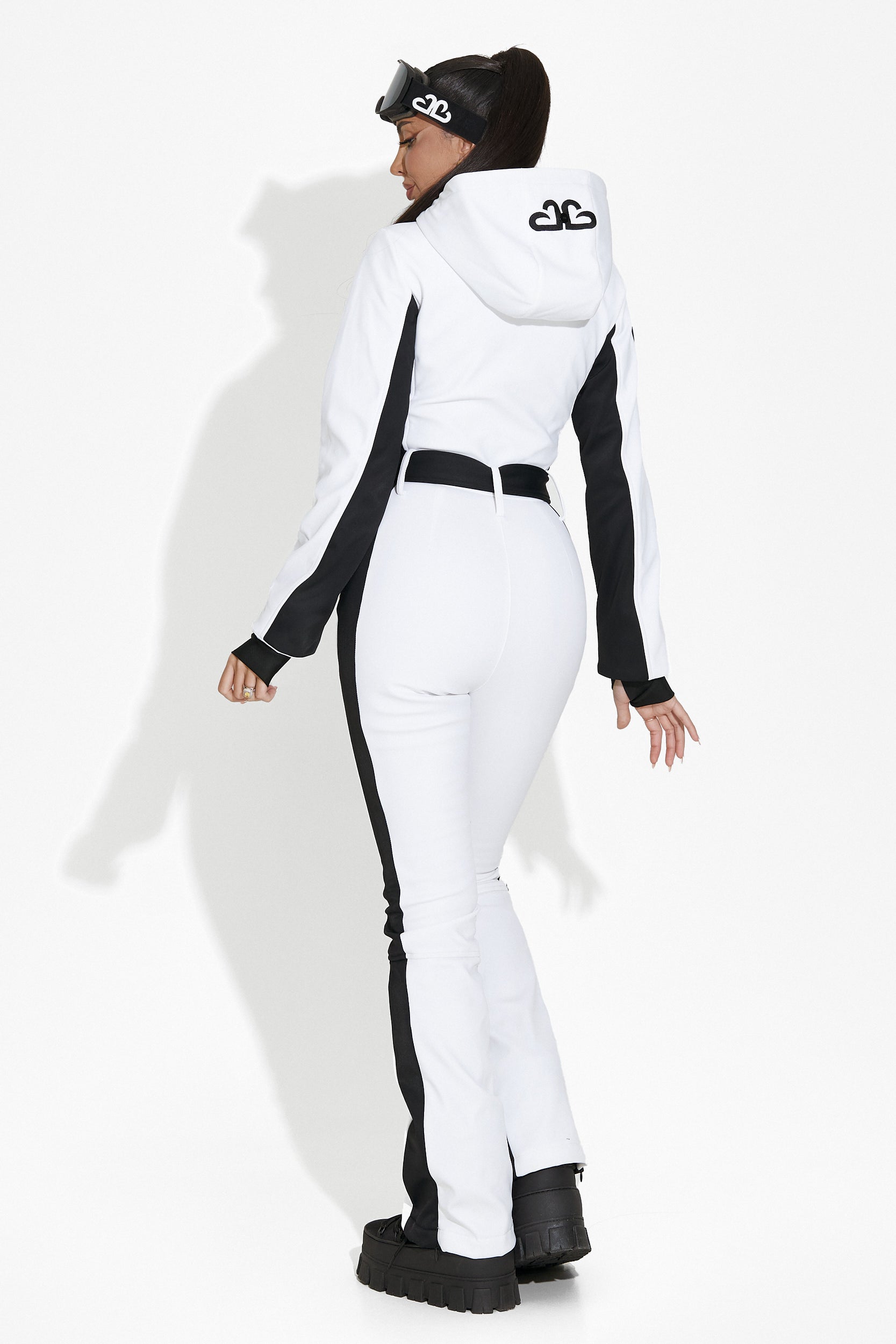 Casual white ski jumpsuit Yrech Bogas