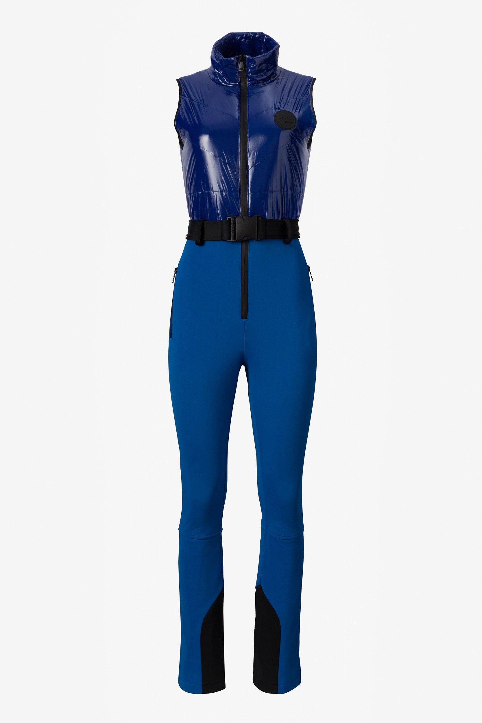 Palmyra Bogas Casual Blue Ski Jumpsuit