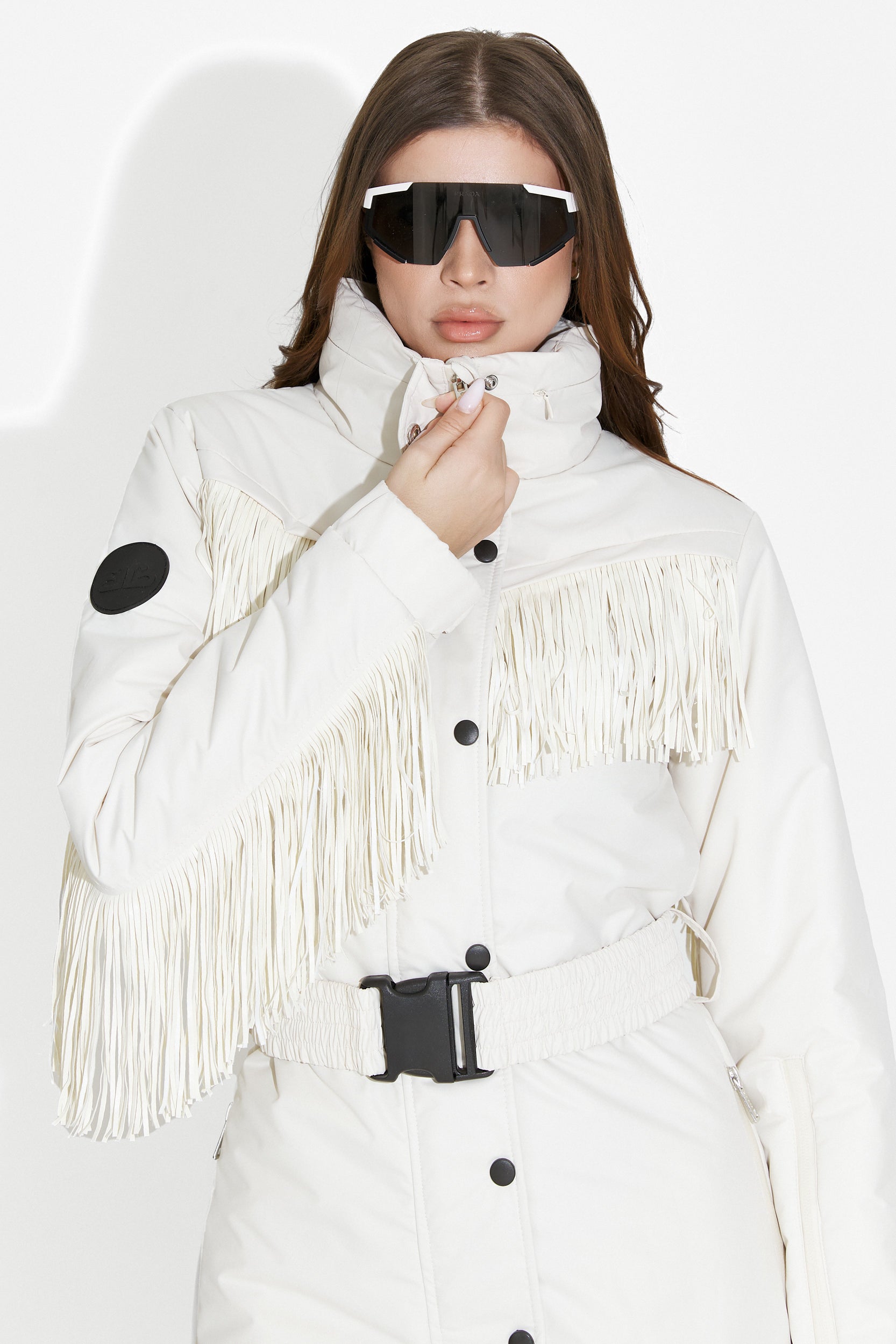 Kurtka narciarska casual beżowa Ritanya Bogas