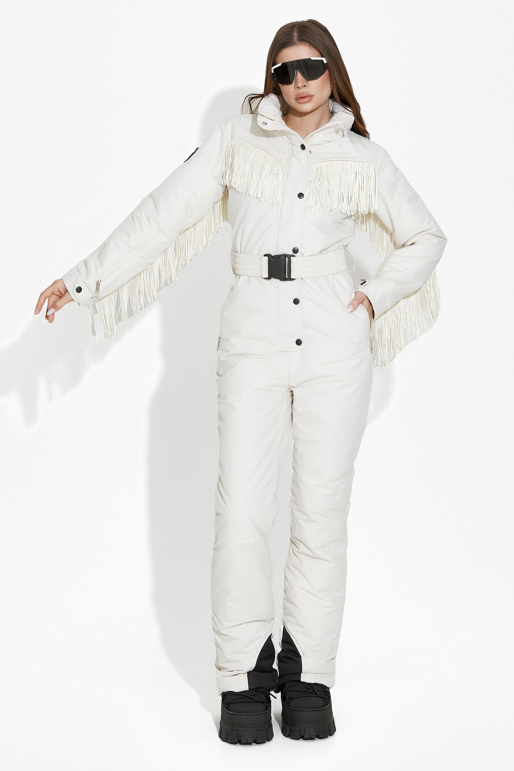 Kurtka narciarska casual beżowa Ritanya Bogas