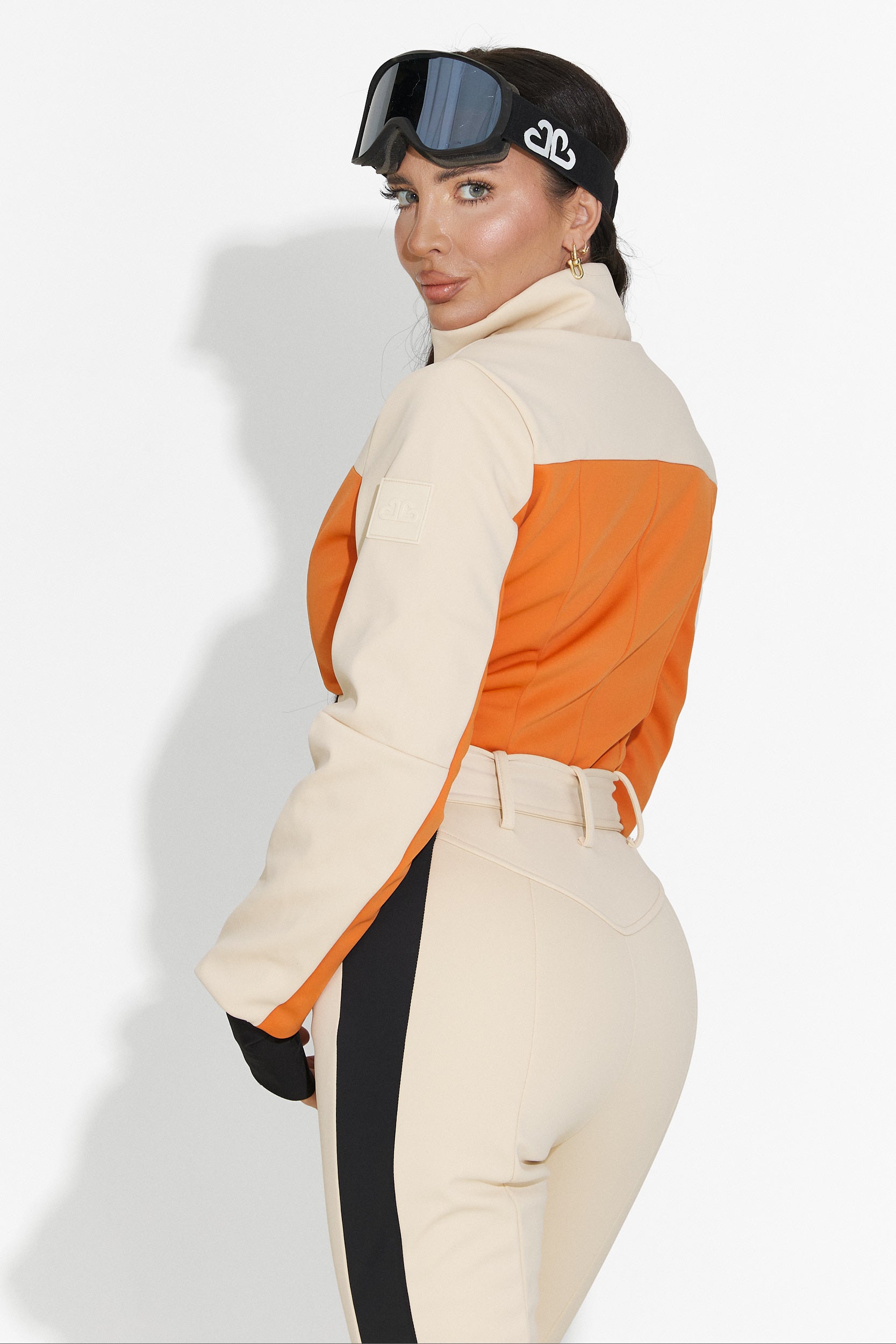 Σαλοπέτα σκι κάζουαλ μπεζ Vernoa Bogas