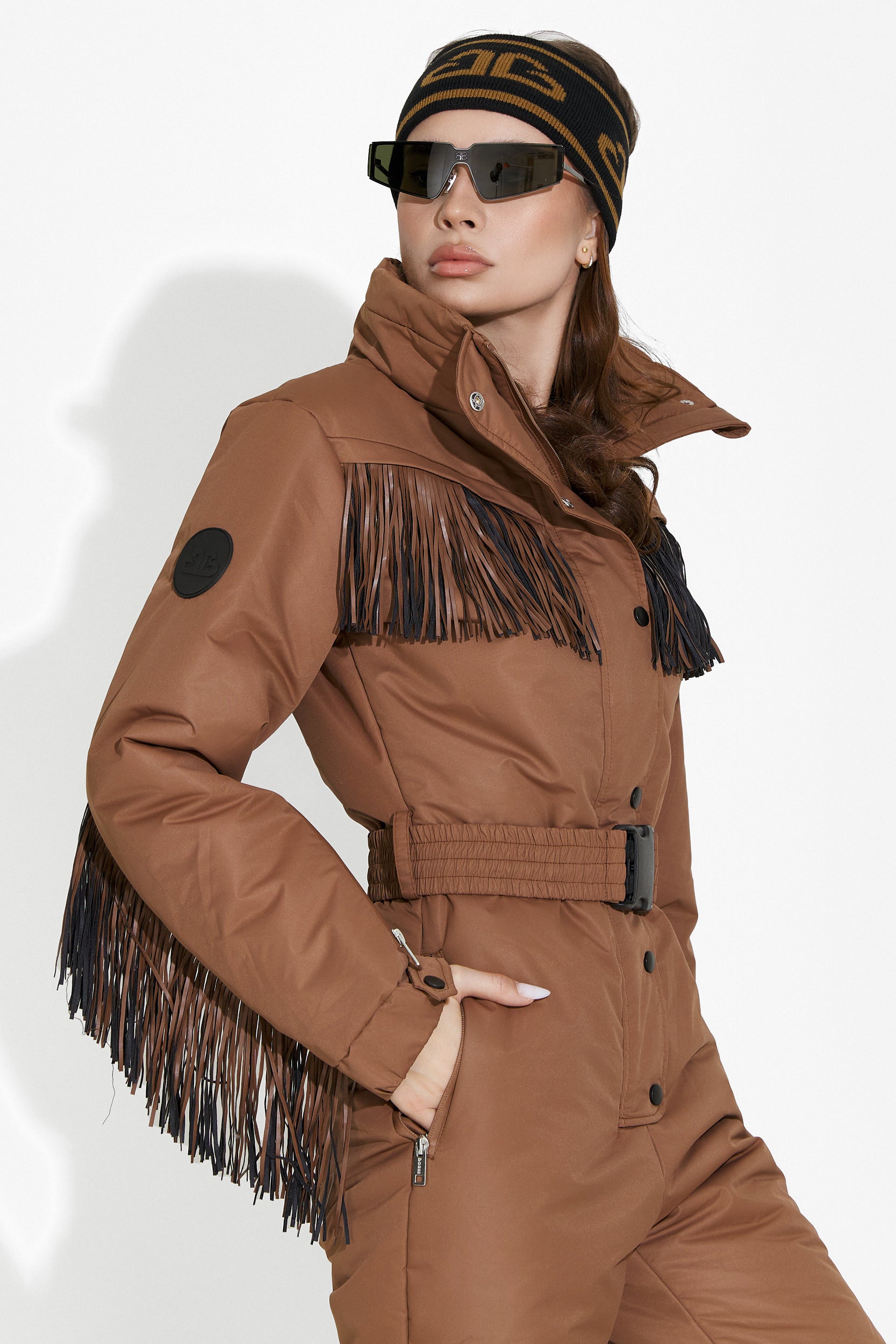 Kurtka narciarska casual brązowa Ritanya Bogas