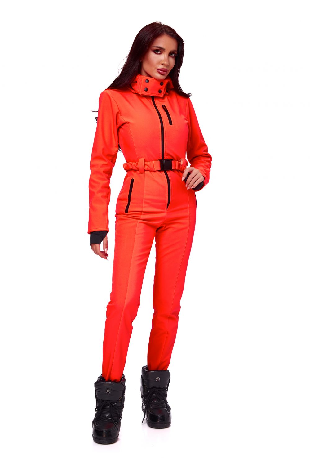 Combinaison de ski décontractée orange Anodys Bogas