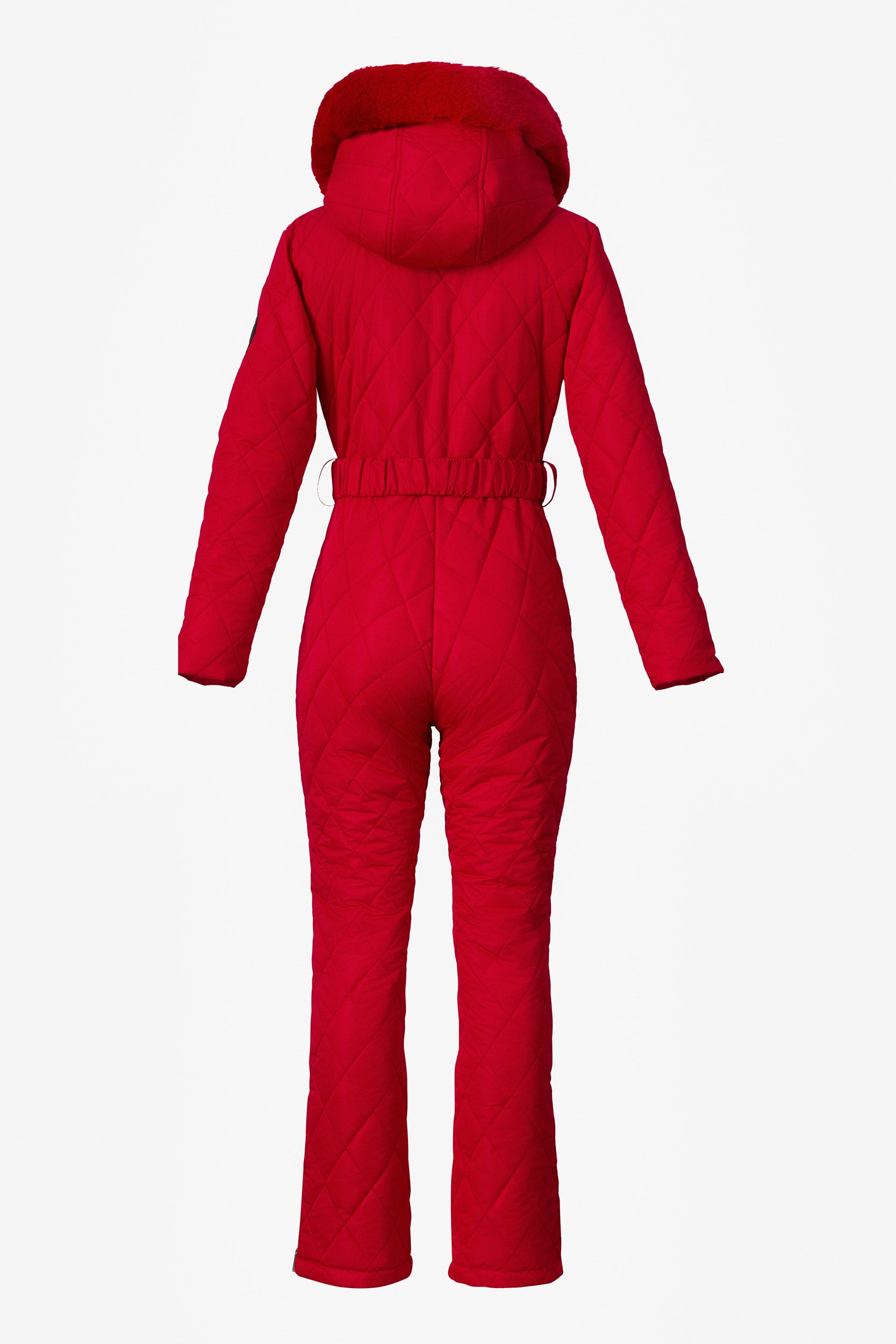Valene Bogas Casual Red Ski Jumpsuit