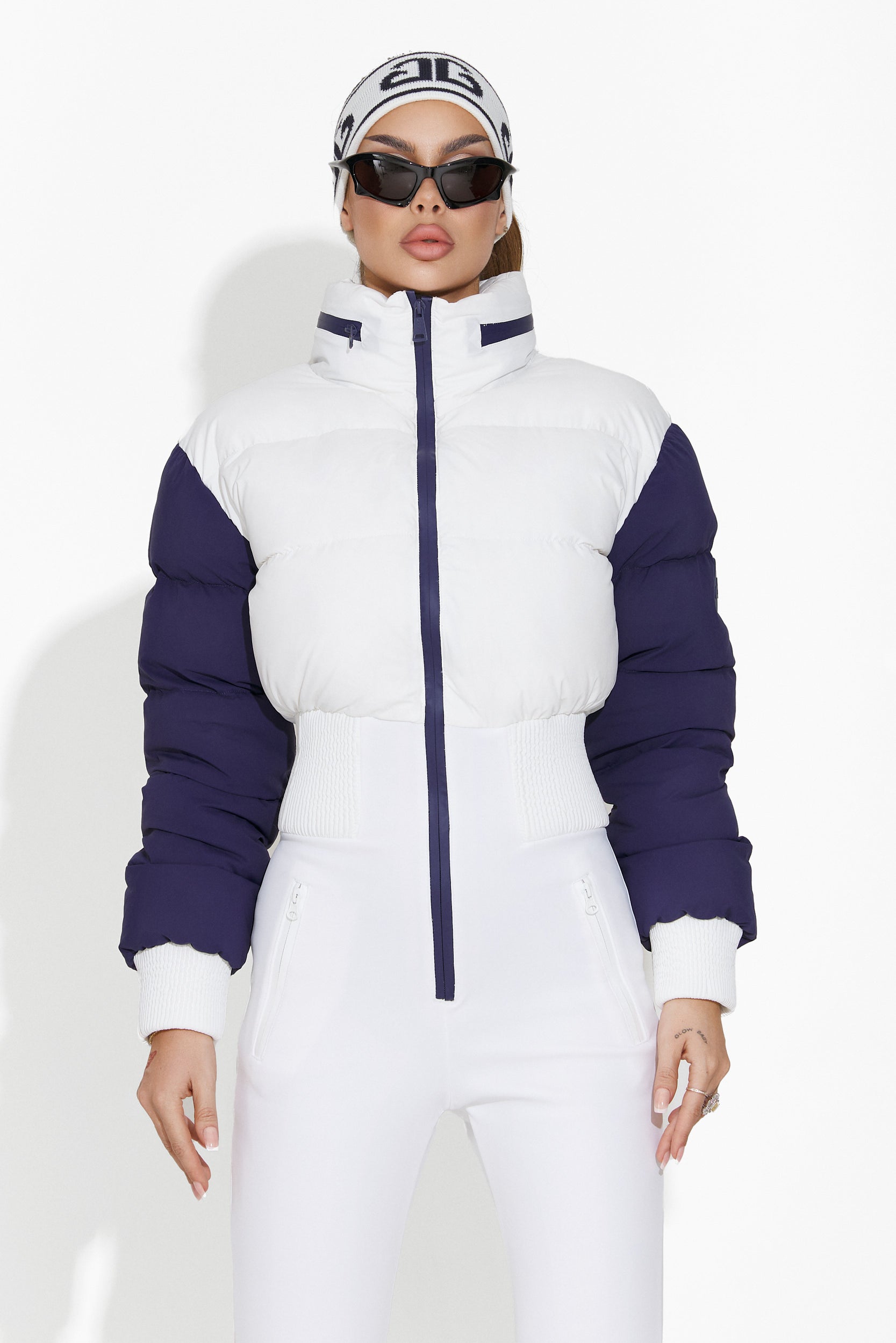 Bobye Bogas White Women's Ski Jumpsuit