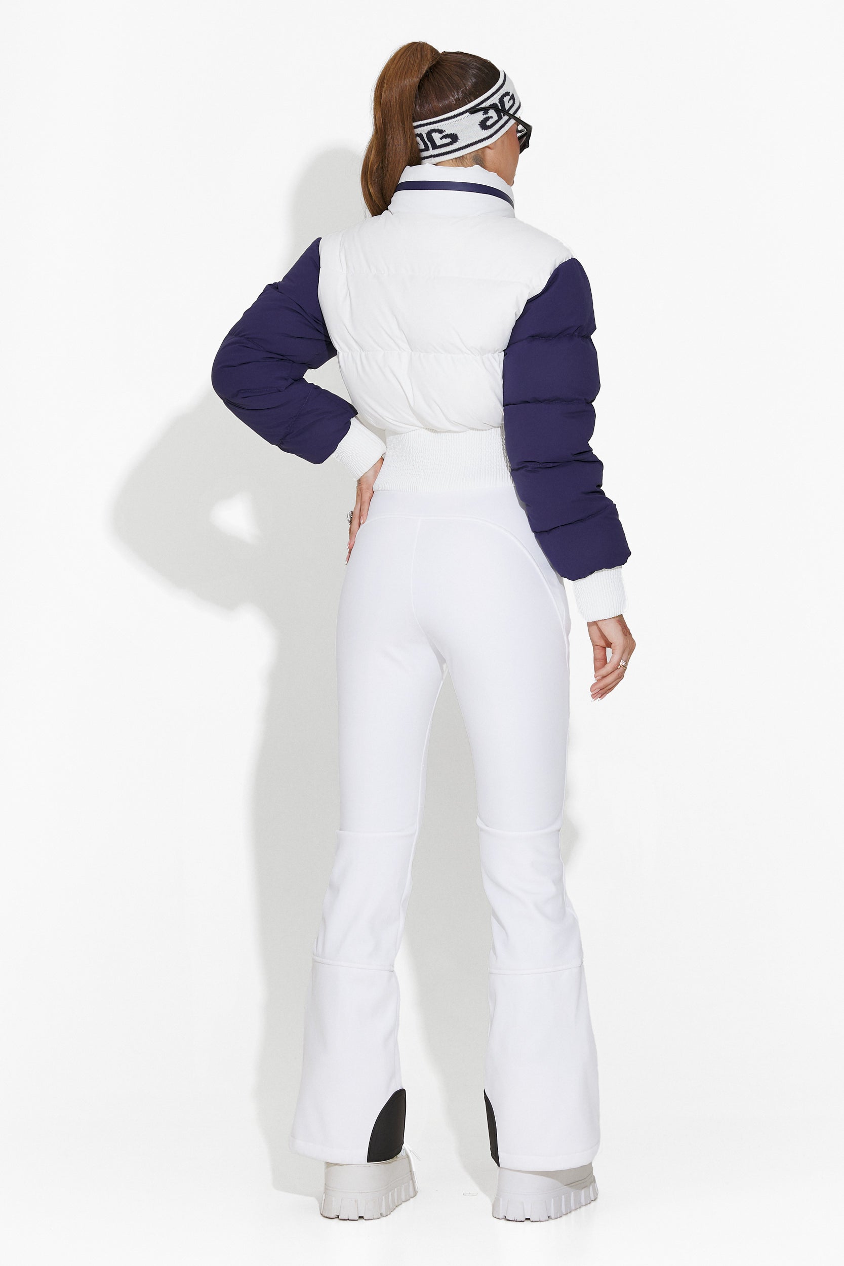 Bobye Bogas White Women's Ski Jumpsuit