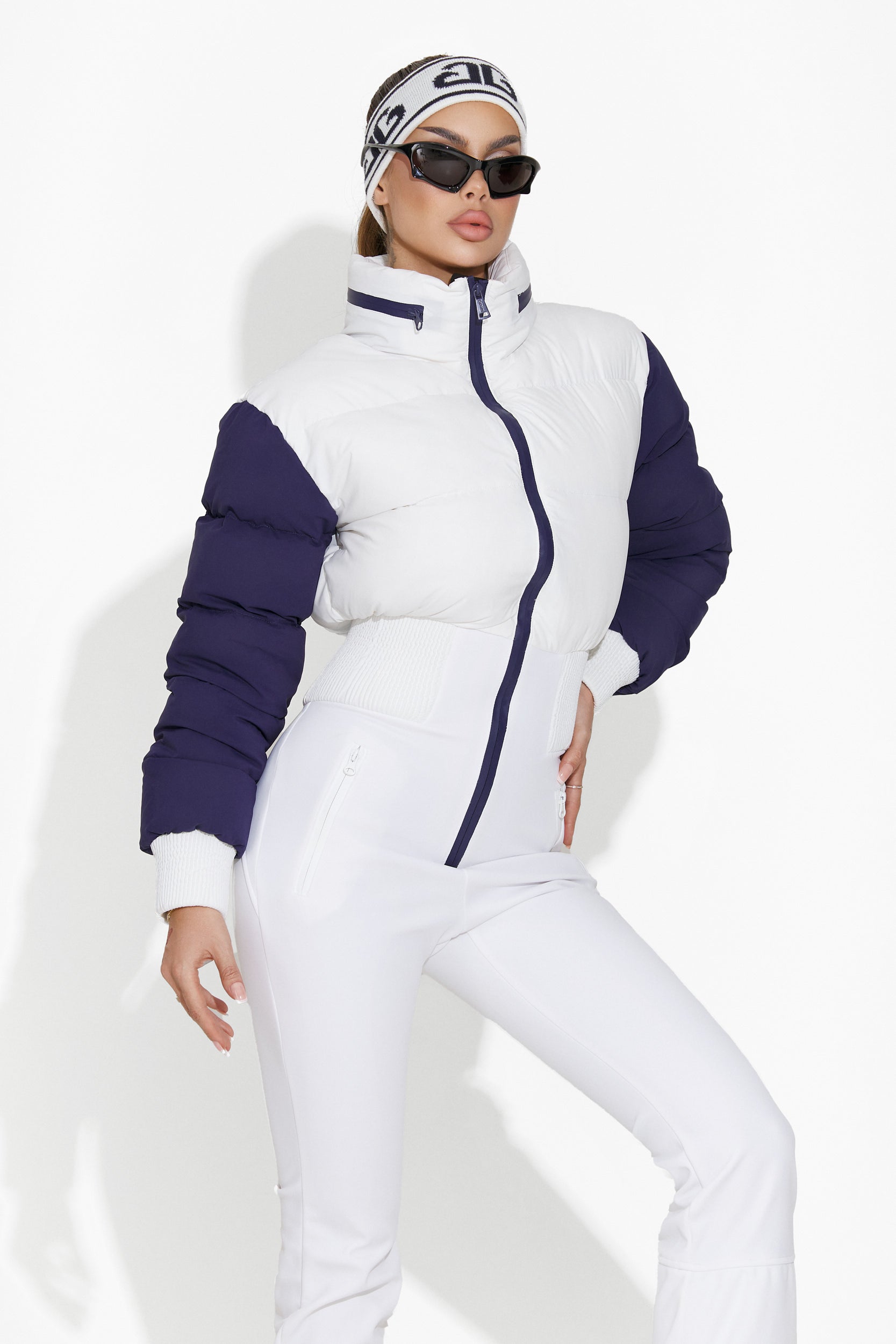 Bobye Bogas White Women's Ski Jumpsuit