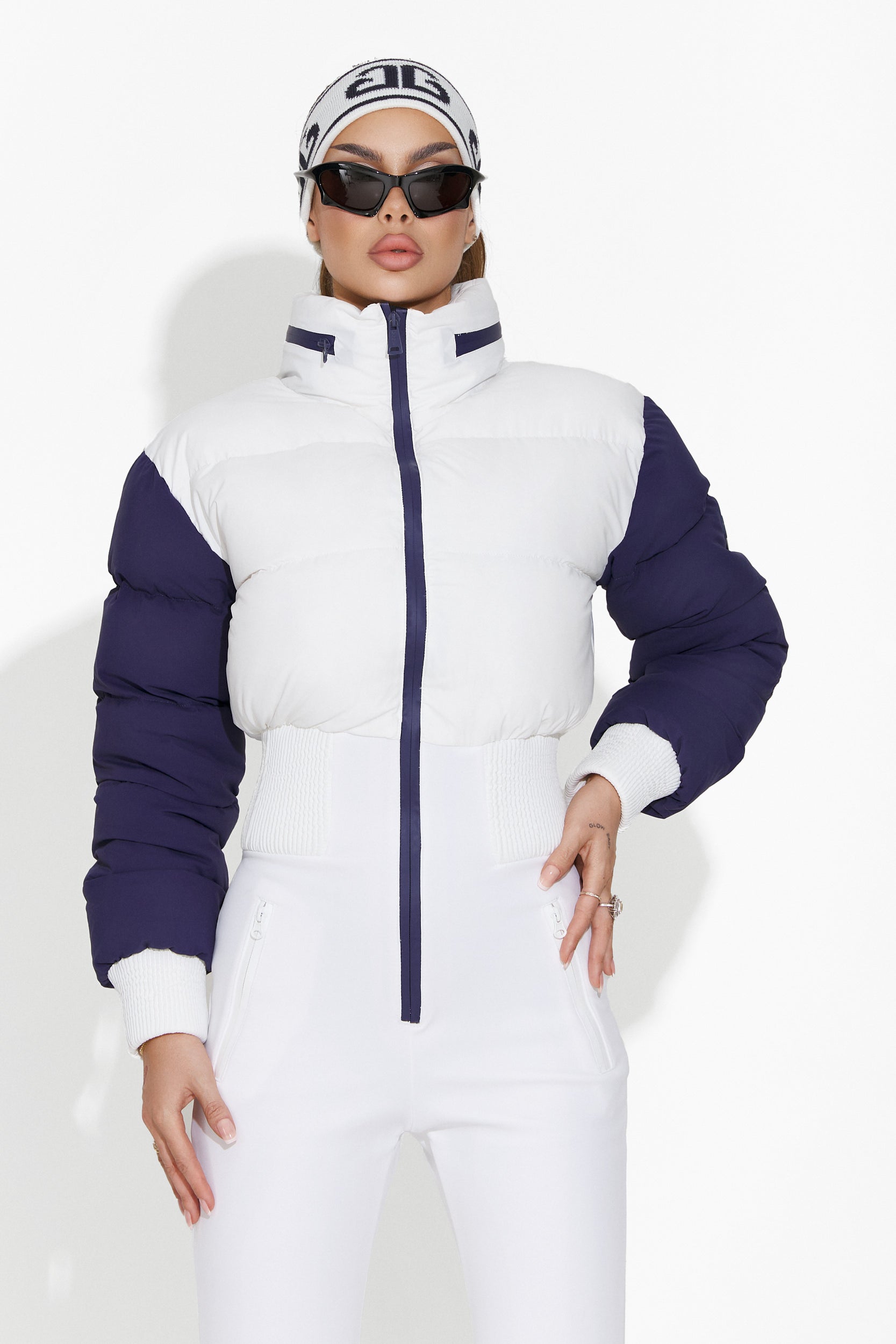 Bobye Bogas White Women's Ski Jumpsuit