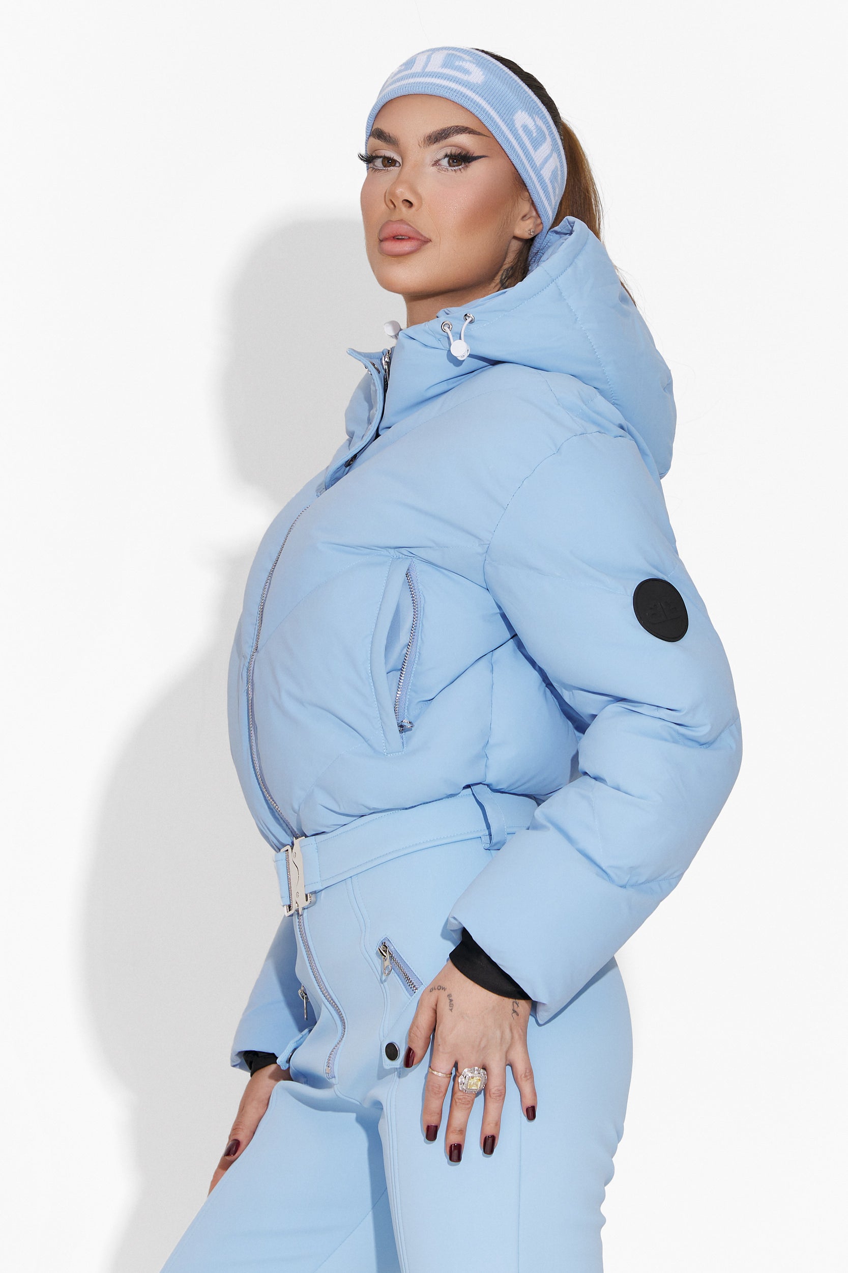 Vibranty Bogas Women's Blue Ski Jumpsuit