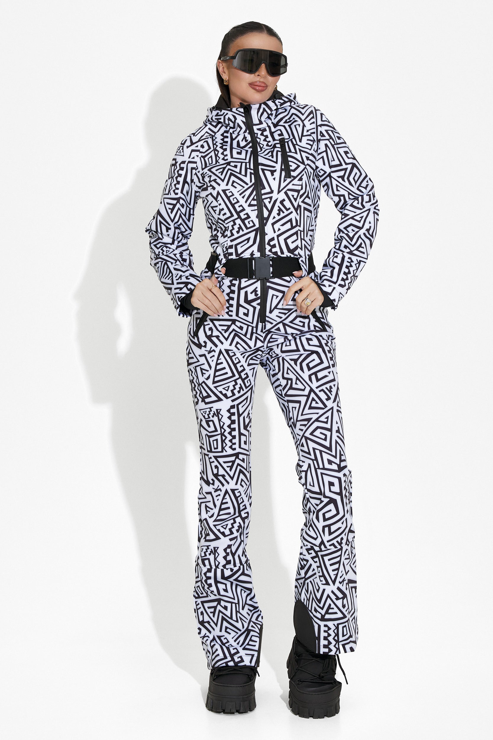 Alenotan Bogas Black Women's Ski Jumpsuit