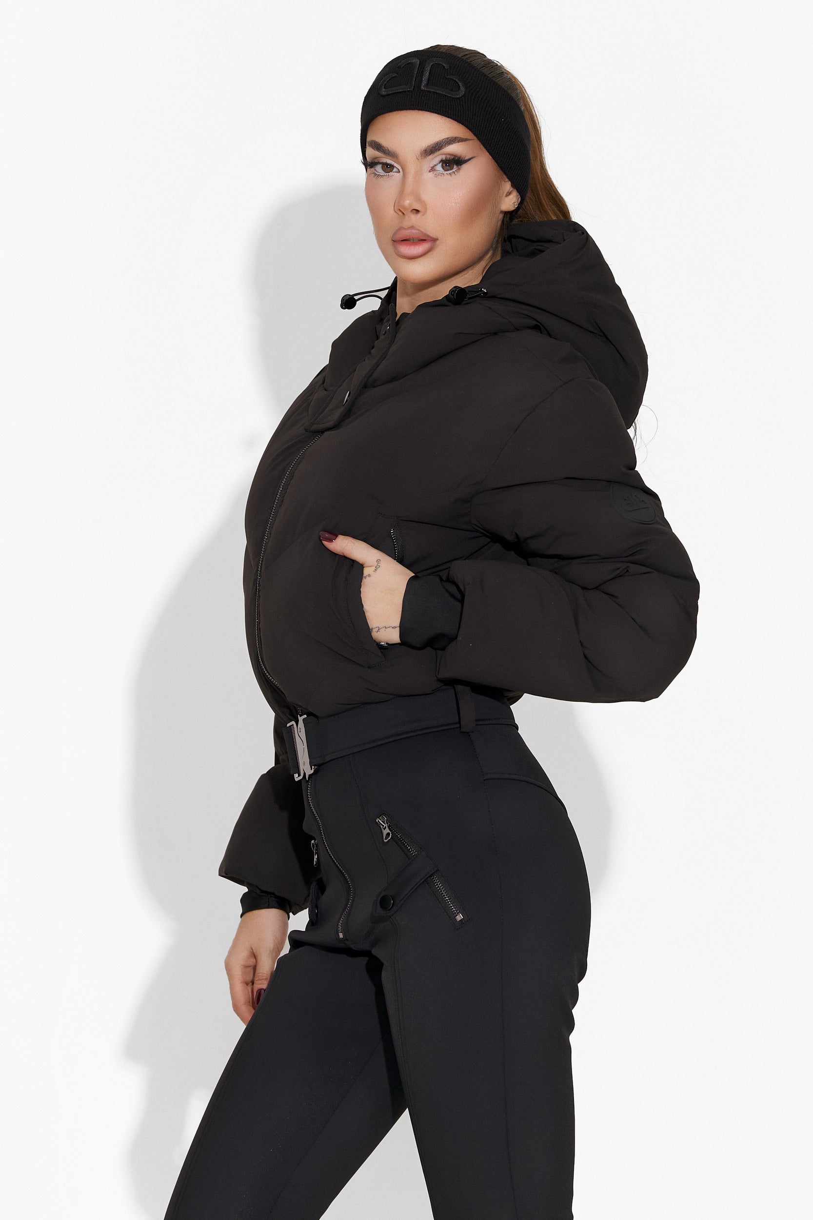 Svart skidoverall för dam Vibranty Bogas