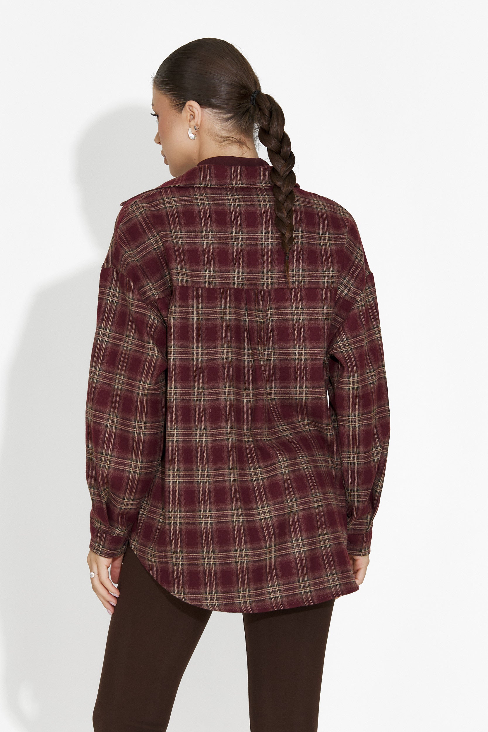 Arlete Bogas Women's Set: Burgundy Shirt + Tank Top