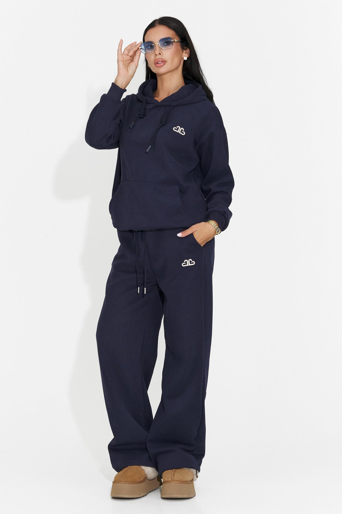 Trening casual bleumarin Braclaela Bogas