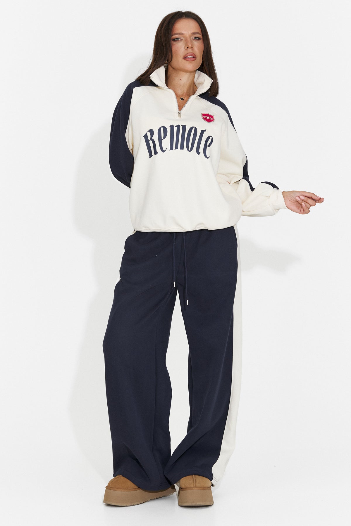 Trening casual bleumarin Raneoria Bogas