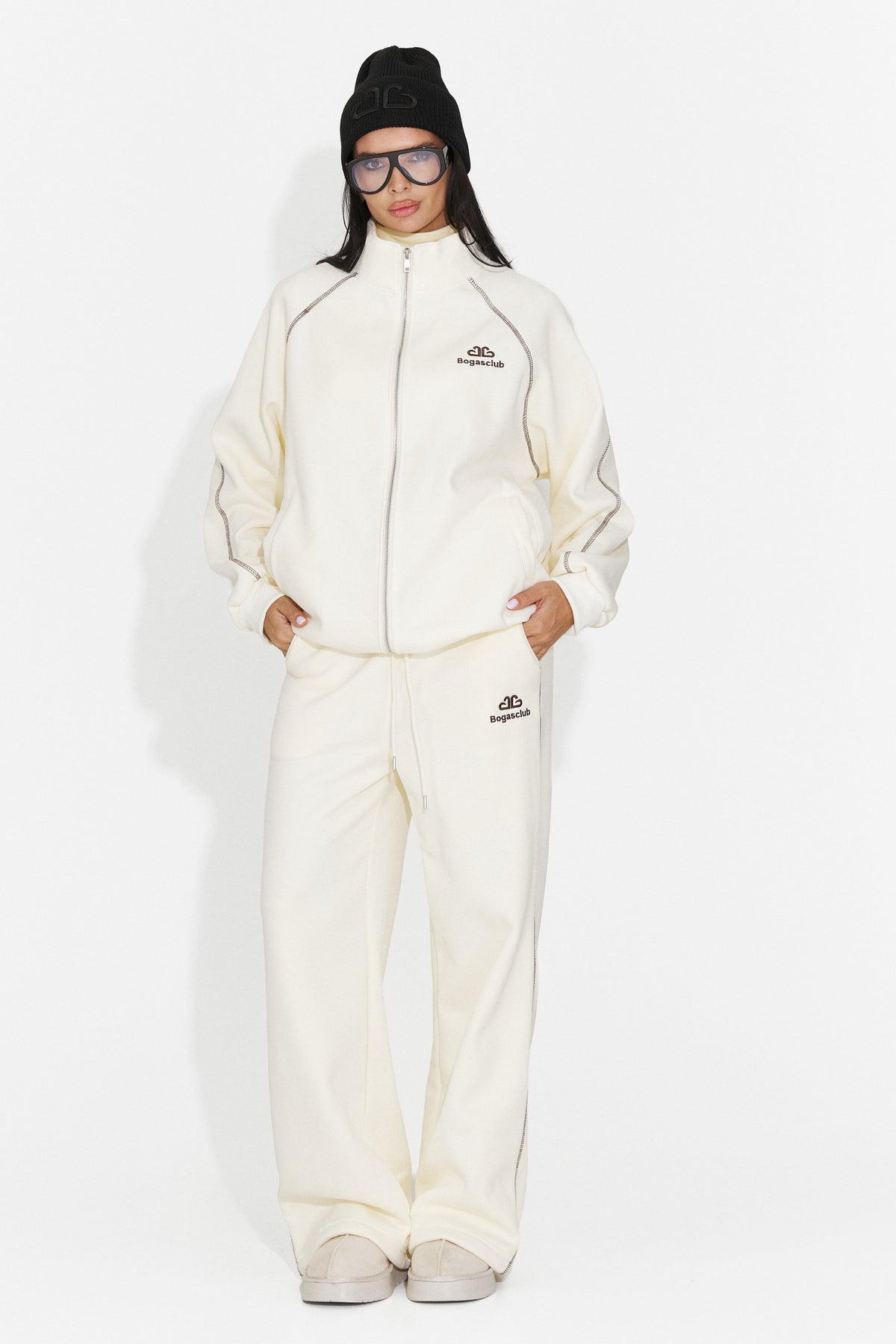 Trening casual crem Brisioena Bogas