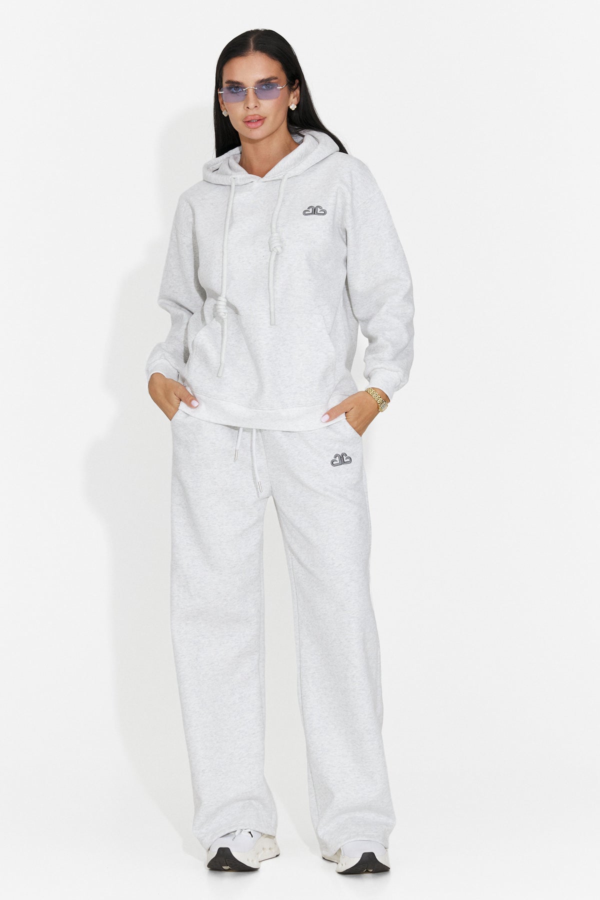 Trening casual gri Braclaela Bogas