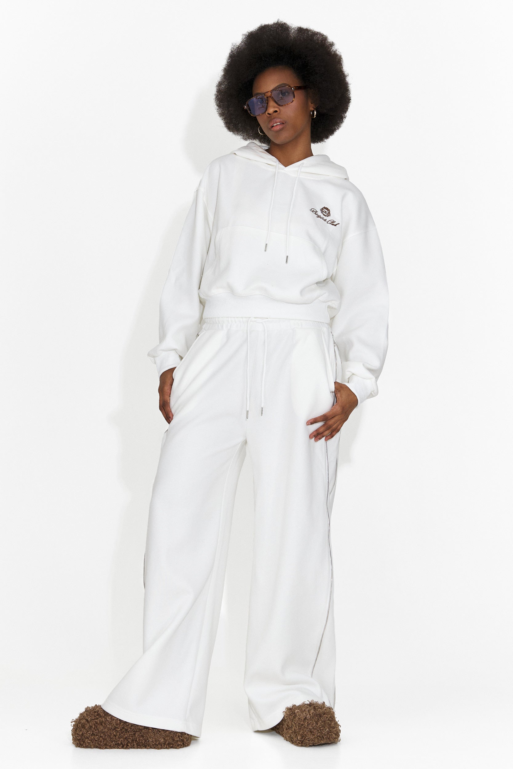 Women's casual white tracksuit Damarisa Bogas