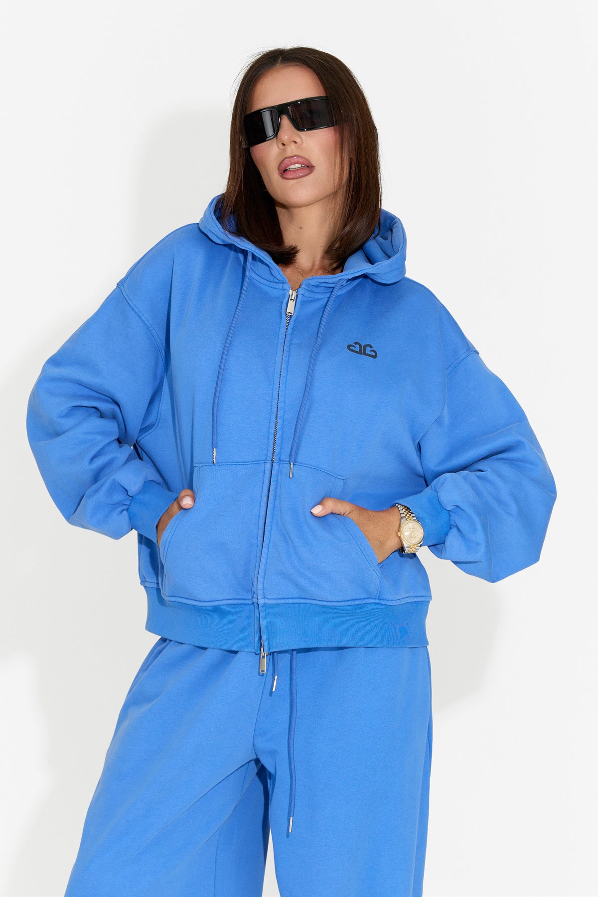Women's casual blue tracksuit Chavimielia Bogas