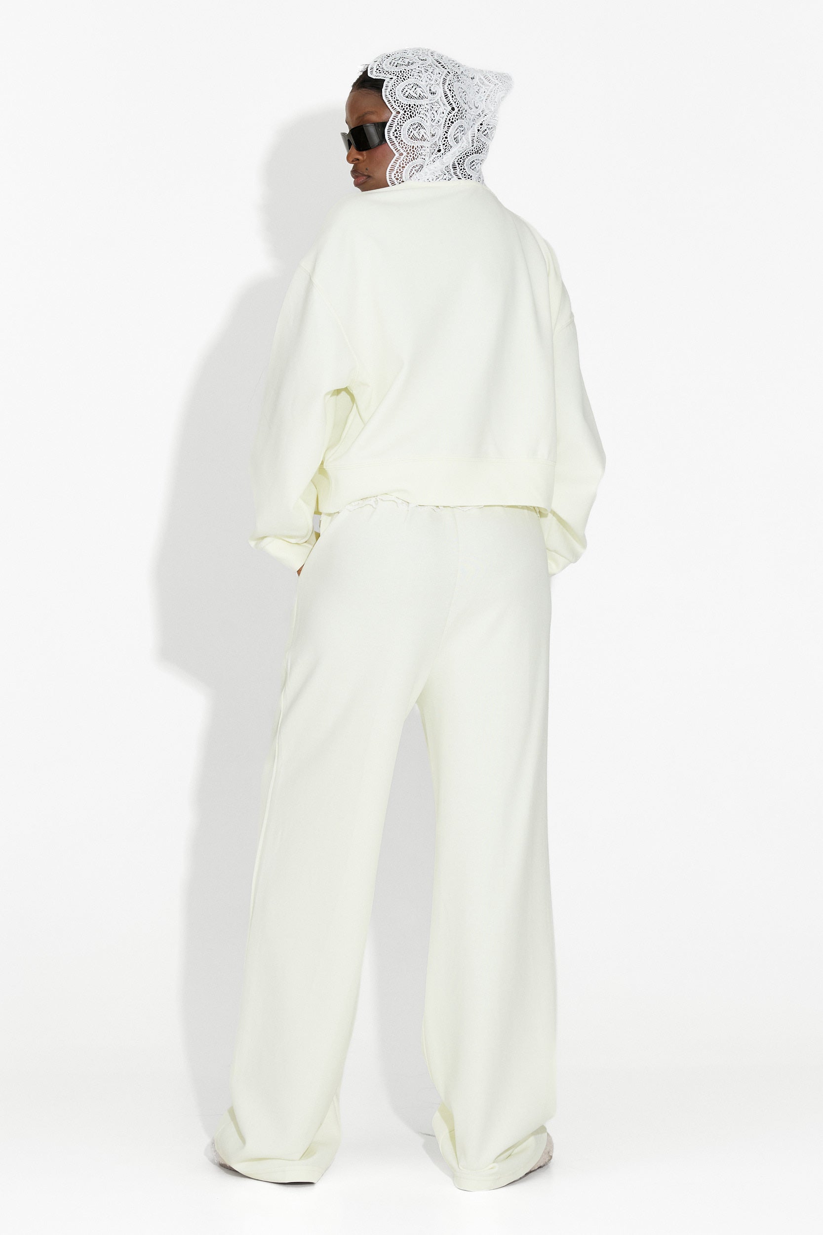 Beige avslappnad damträningsdräkt Kiva Bogas