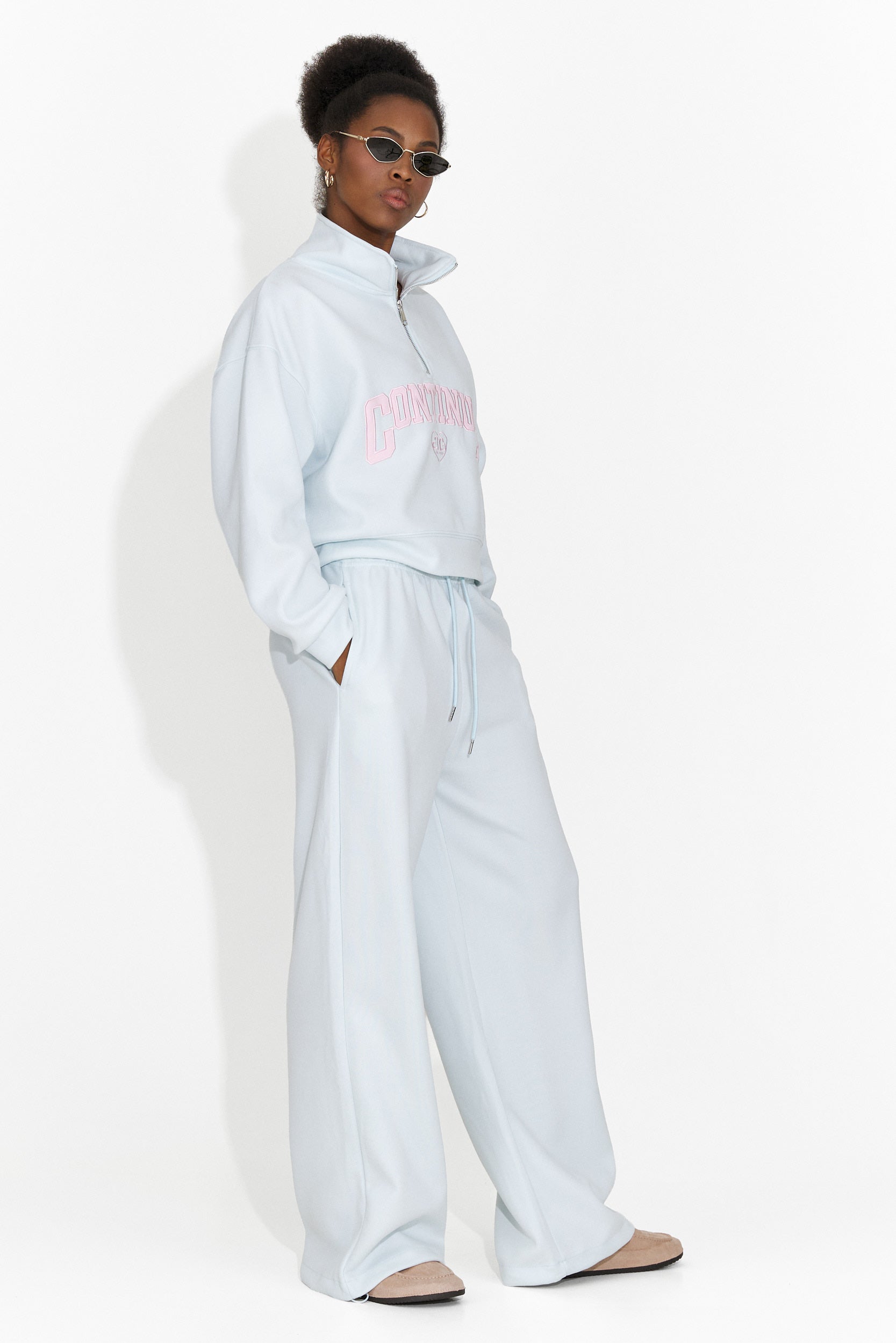 Women's casual light blue tracksuit Esperanta Bogas