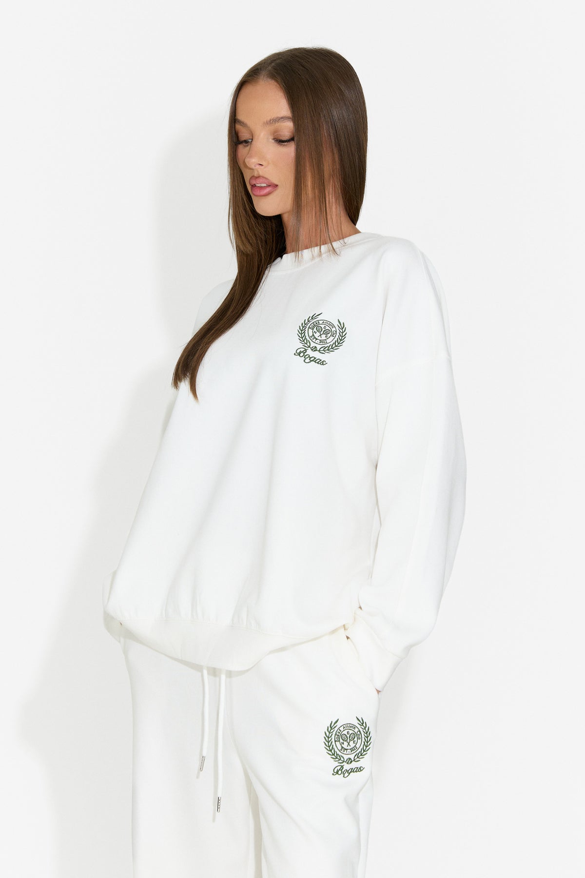 Ženska casual trenirka krem Paywe Bogas